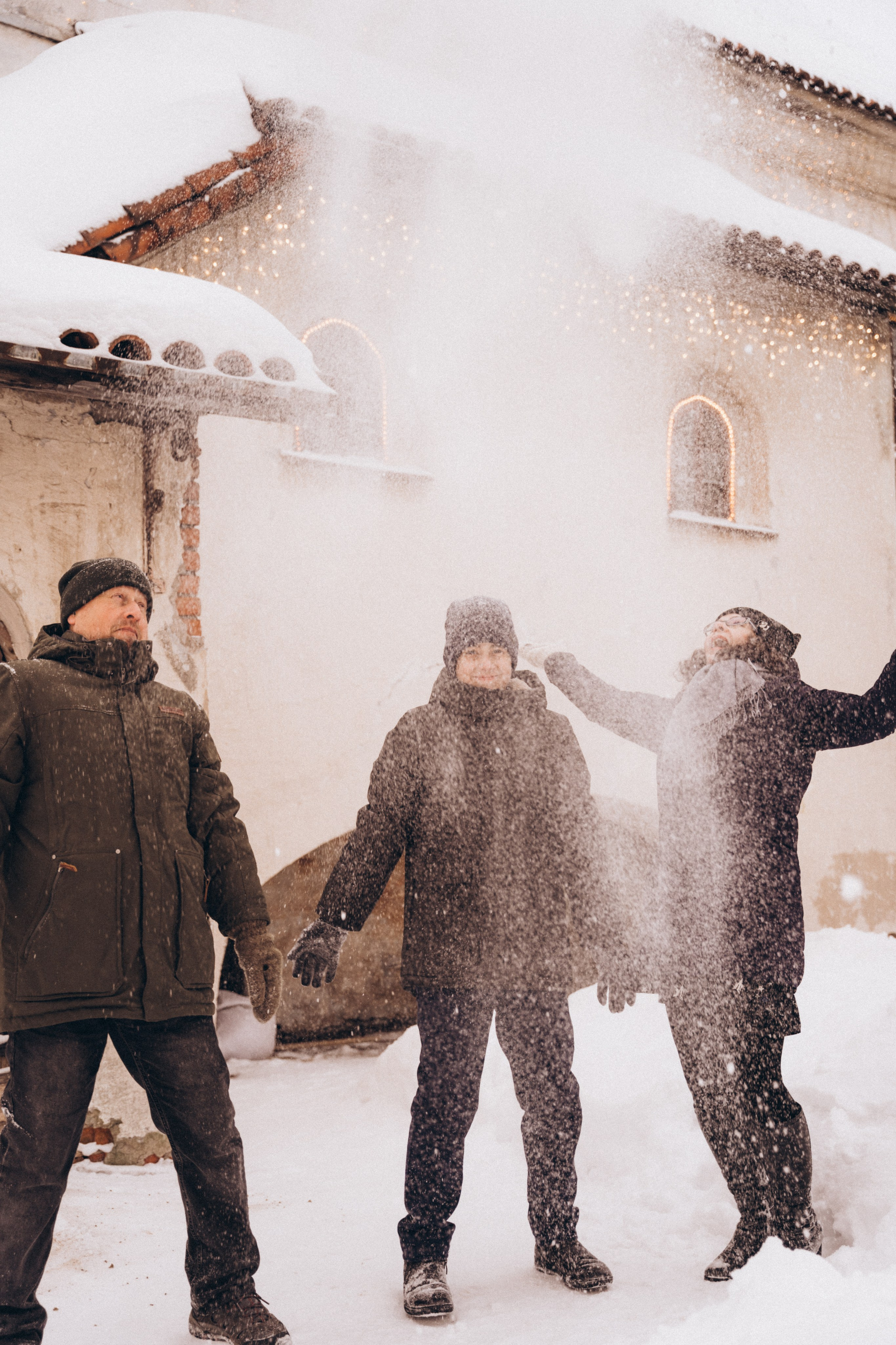 Январская прогулка: Даня, Елена и Андрей. Фотограф в Ульяновске Александра Григоровских