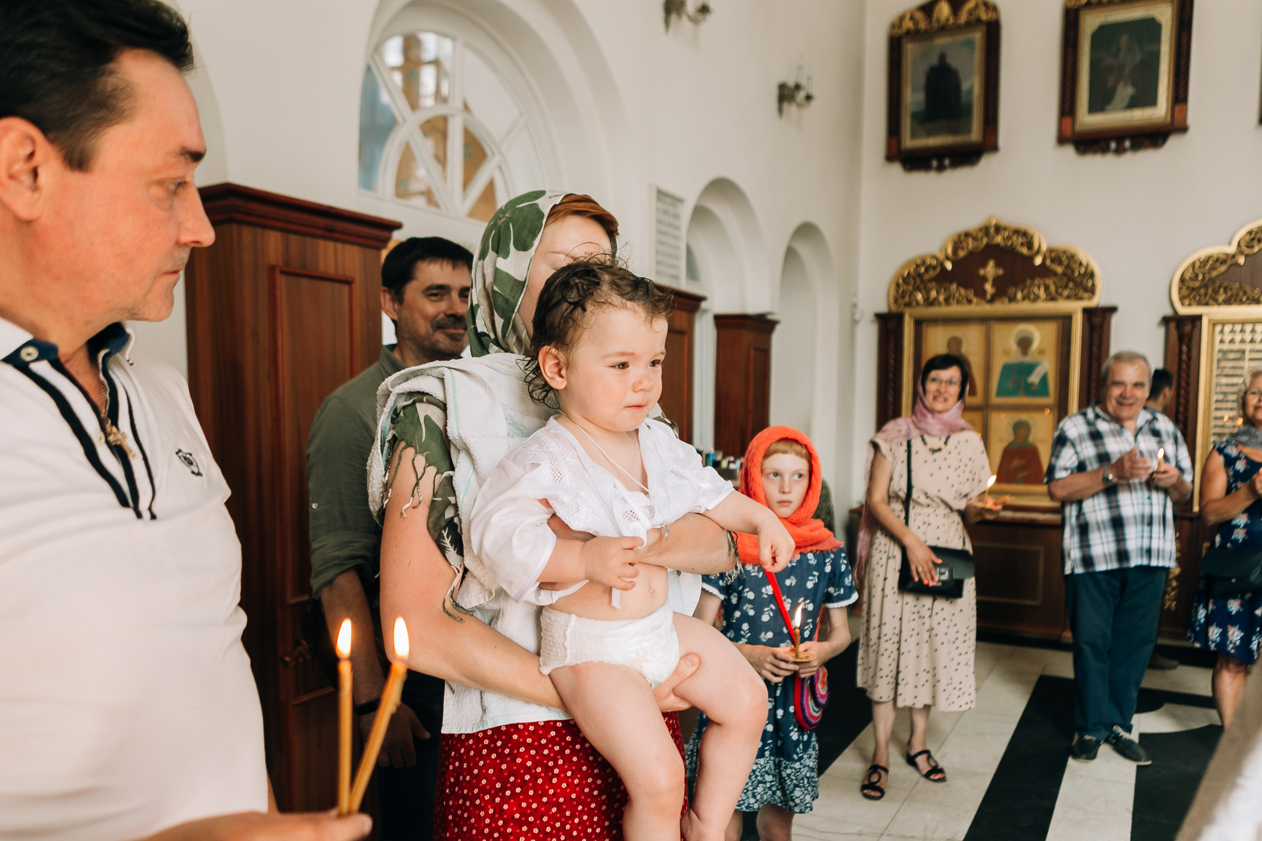 Крещение. Семейный фотограф, свадебный фотограф, женский портрет в Санкт-Петербу