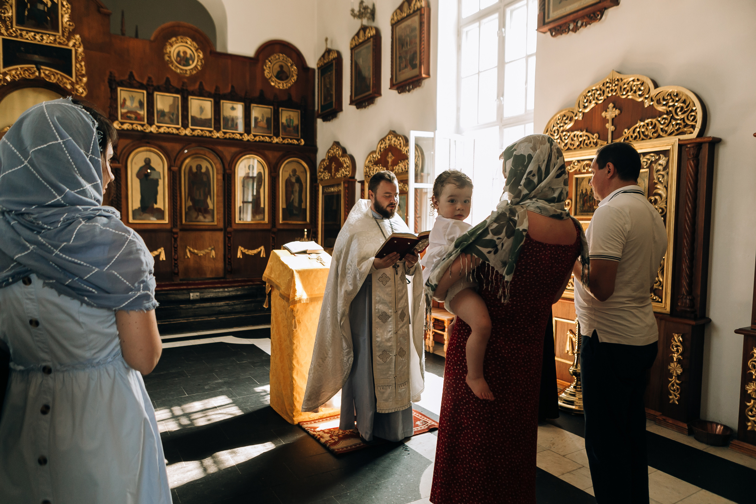 Крещение. Семейный фотограф, свадебный фотограф, женский портрет в Санкт-Петербу