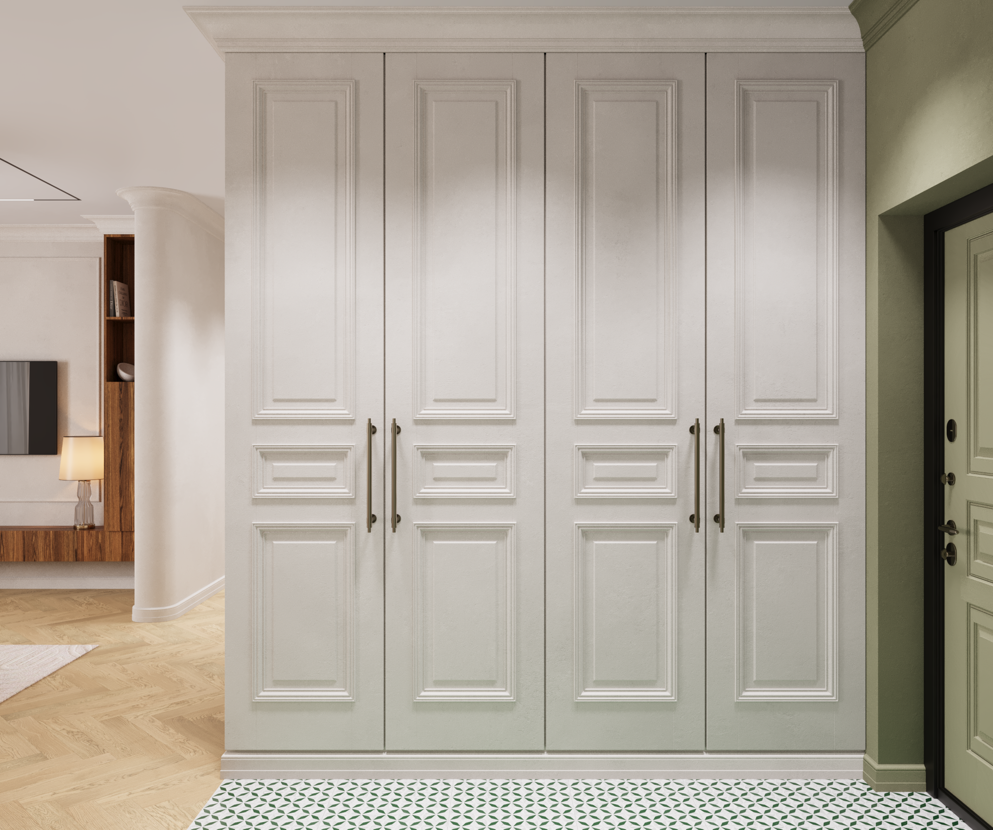 ЖК Видинеевский 78 m², г. Уфа. Дизайн интерьера и ремонта Уфа Москва