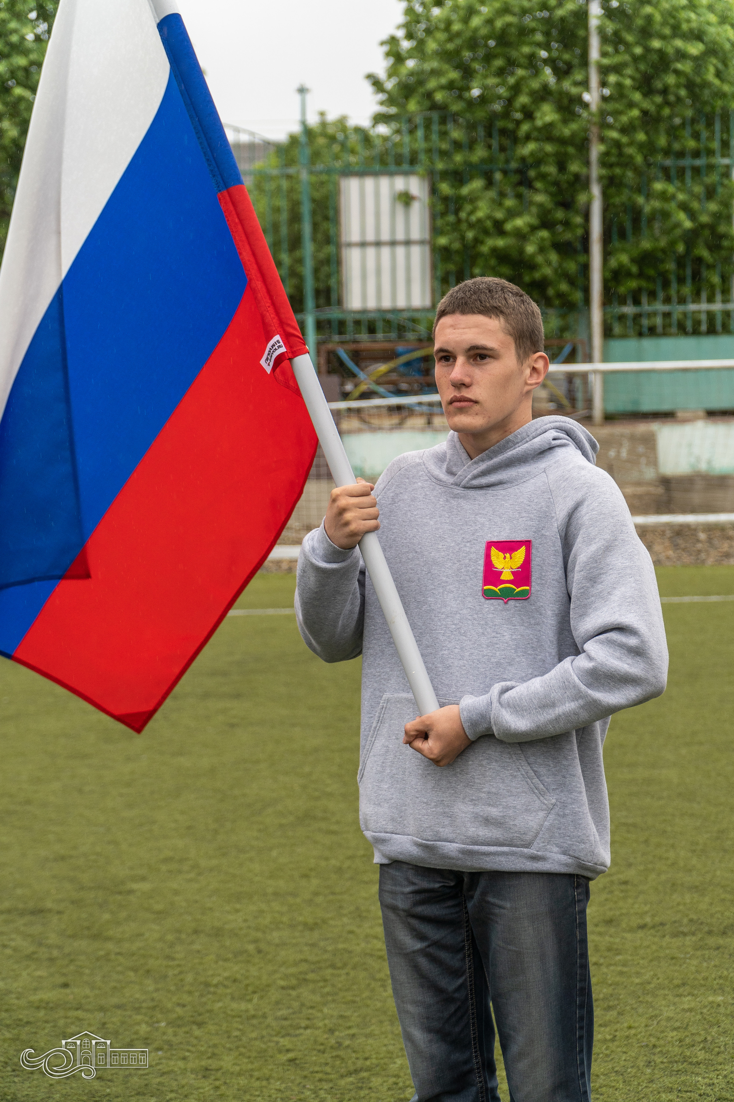 Открытие футбольного матча 1 тура Кубка губернатора Краснодарского края. Новотитаровский Дом культуры