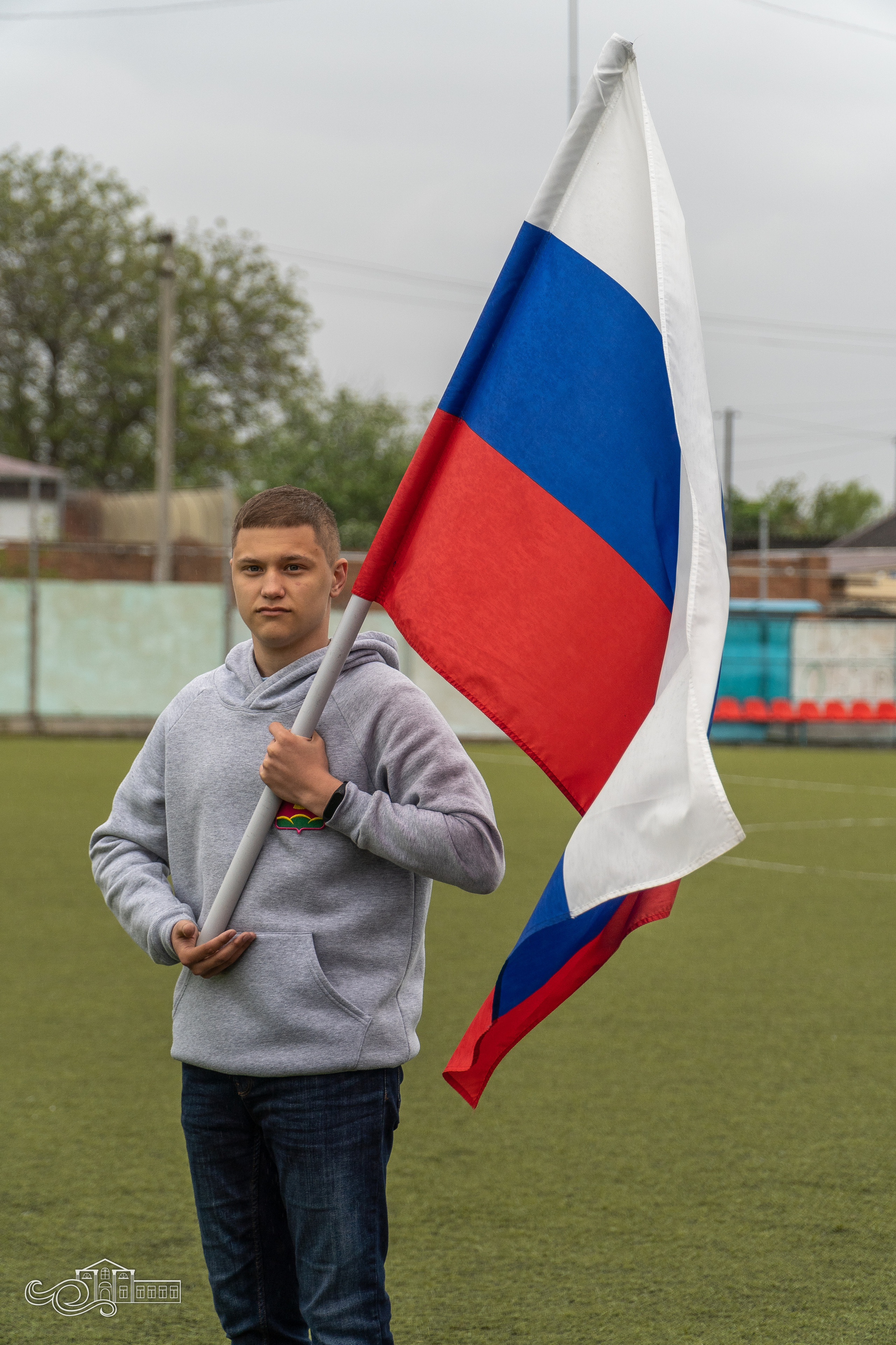 Открытие футбольного матча 1 тура Кубка губернатора Краснодарского края. Новотитаровский Дом культуры