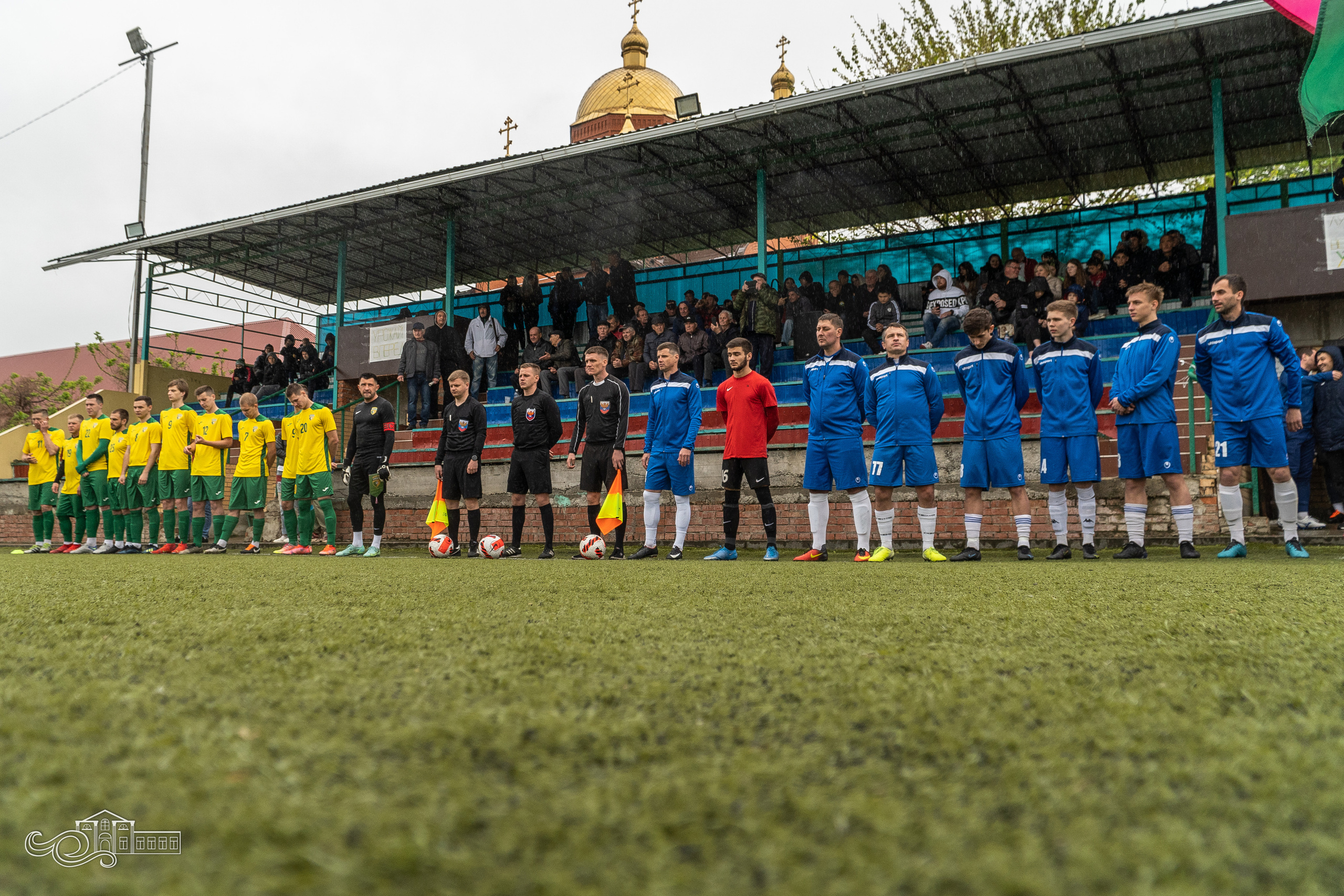 Открытие футбольного матча 1 тура Кубка губернатора Краснодарского края. Новотитаровский Дом культуры