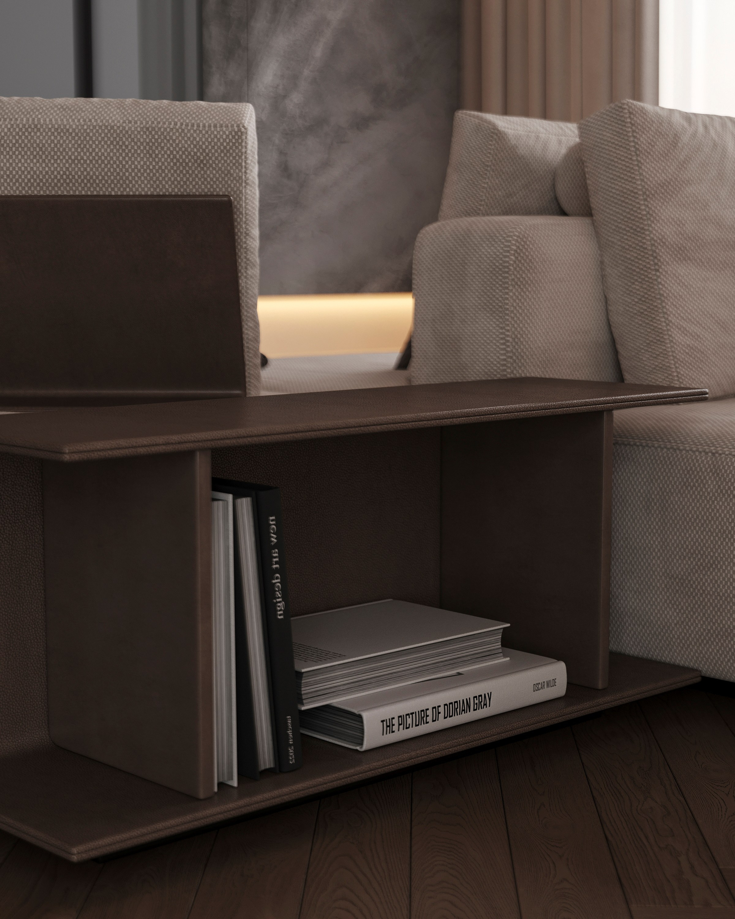 COZY SKYLINE | CONCEPTUAL PROJECT. Interior Visualization by Valerie Stetyukevich