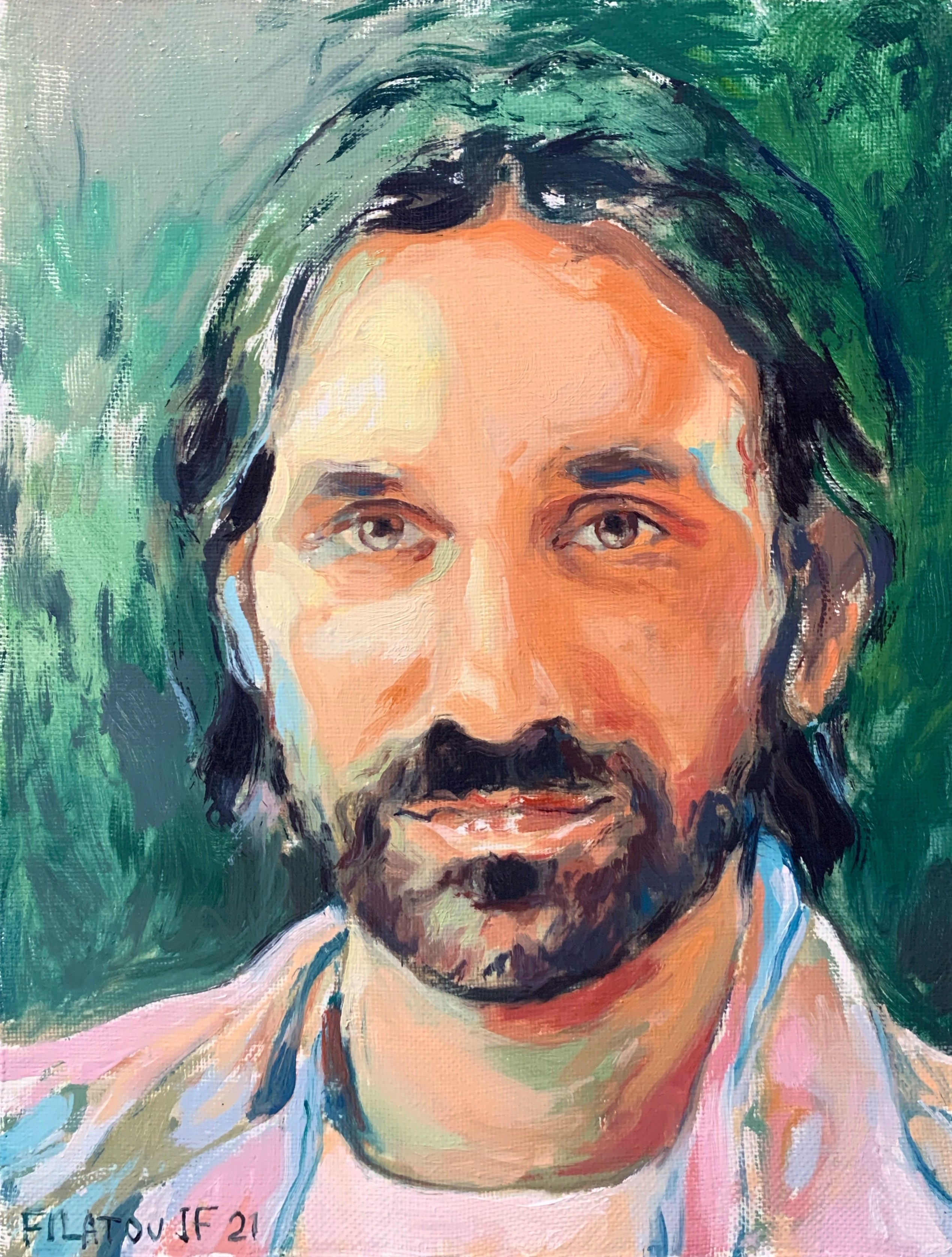 PORTRAITS. Visual artist Ilia Filatov