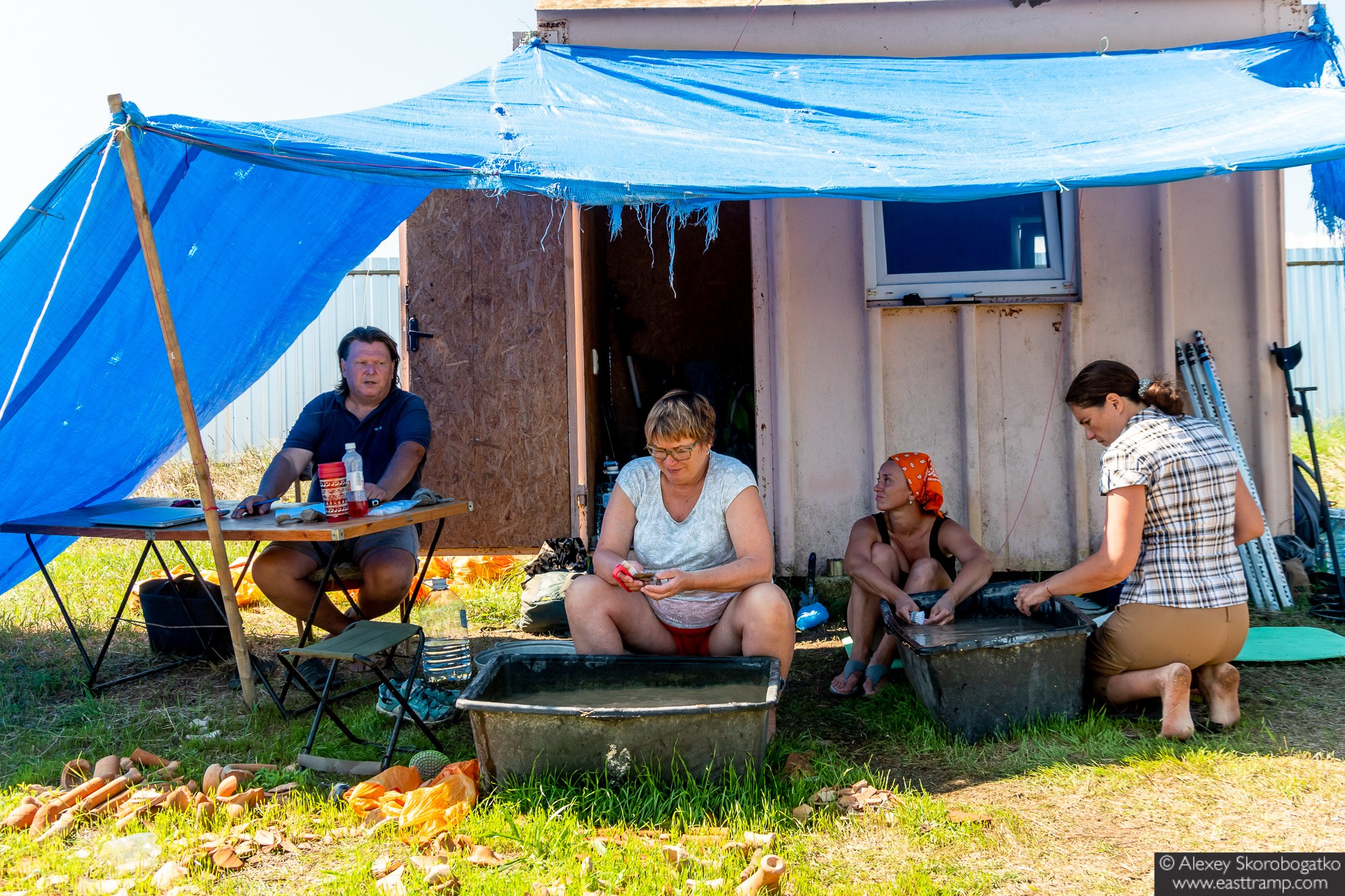 Археологические раскопки некрополя Кыз-Аул в Крыму. Фотограф Алексей Скоробогатько