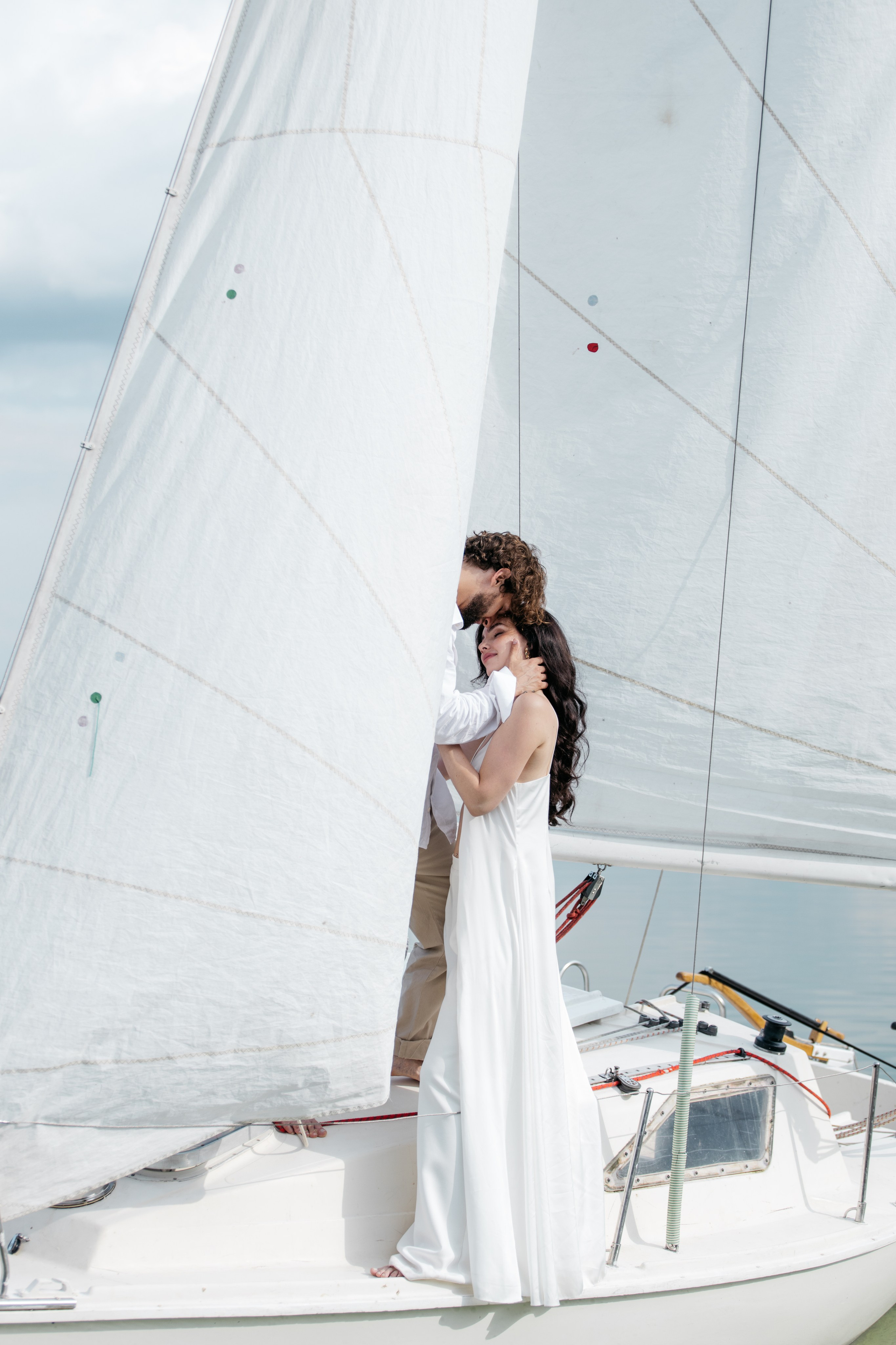 Яхта, парус, любовь. Свадебный фотограф в Москве Ольга Коржова