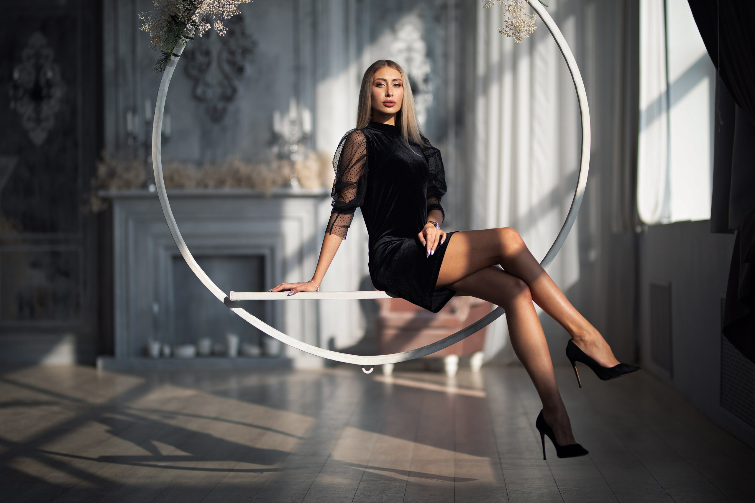 Фотосет с Яной в интерьере в формате для «себя»