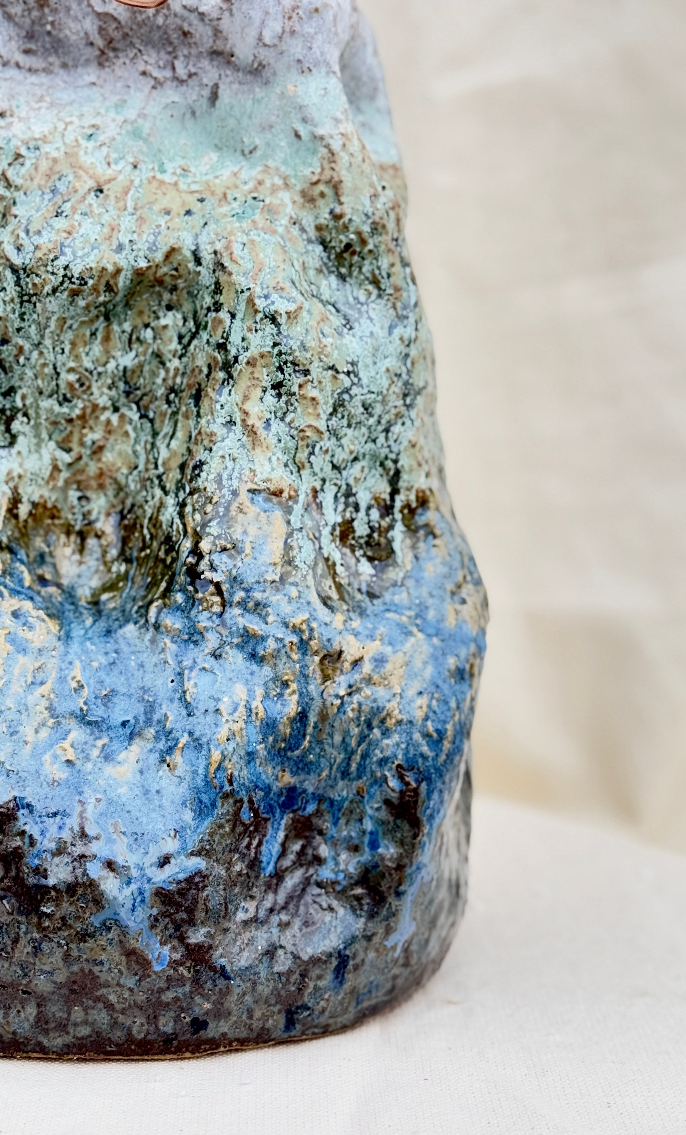 Парные вазы «Послание в бутыле». Арт-керамика Катерины Жизневской