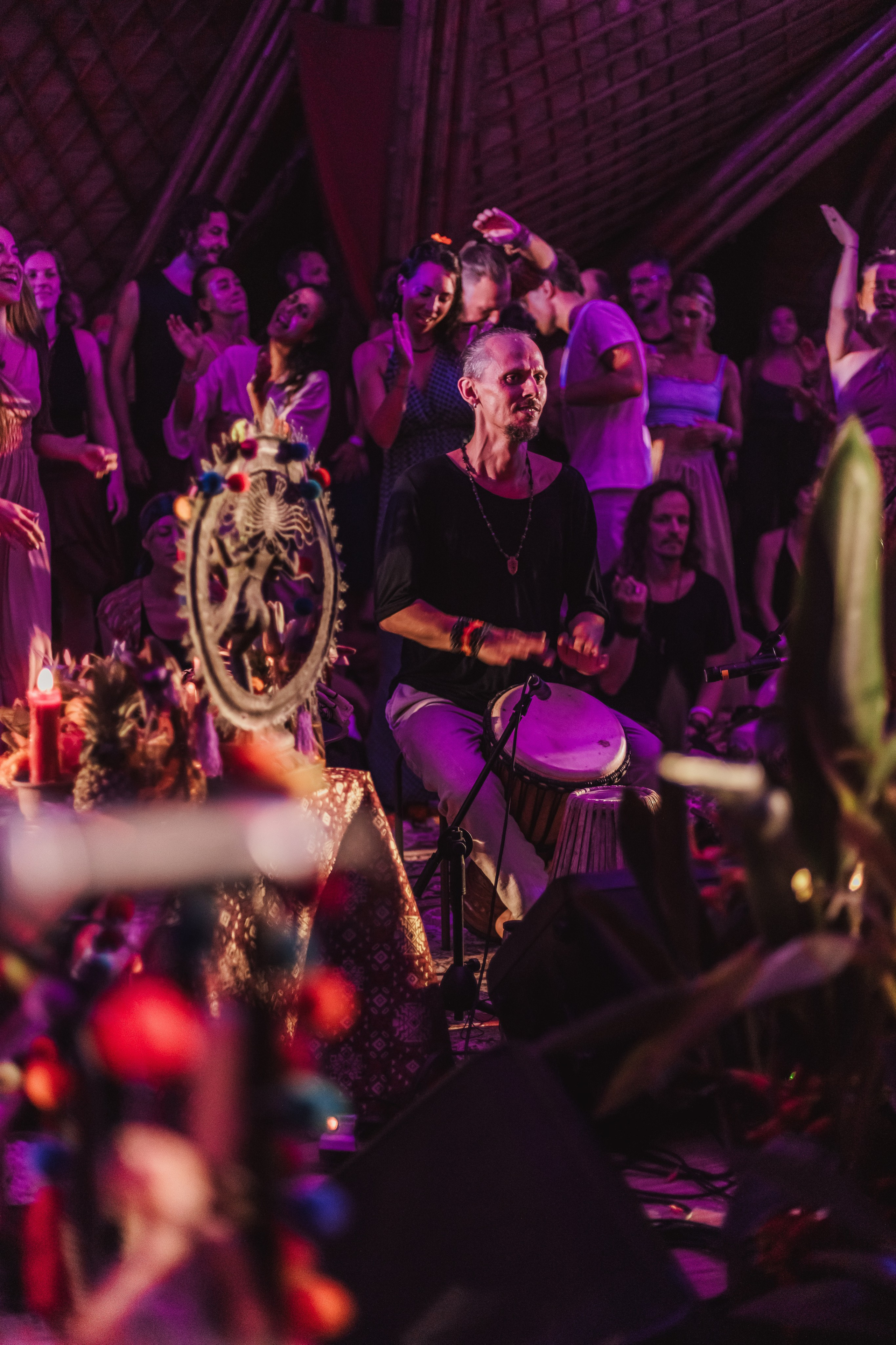 Hanuman Project kirtan at Alchemy april. Mariam Bagdasaryan