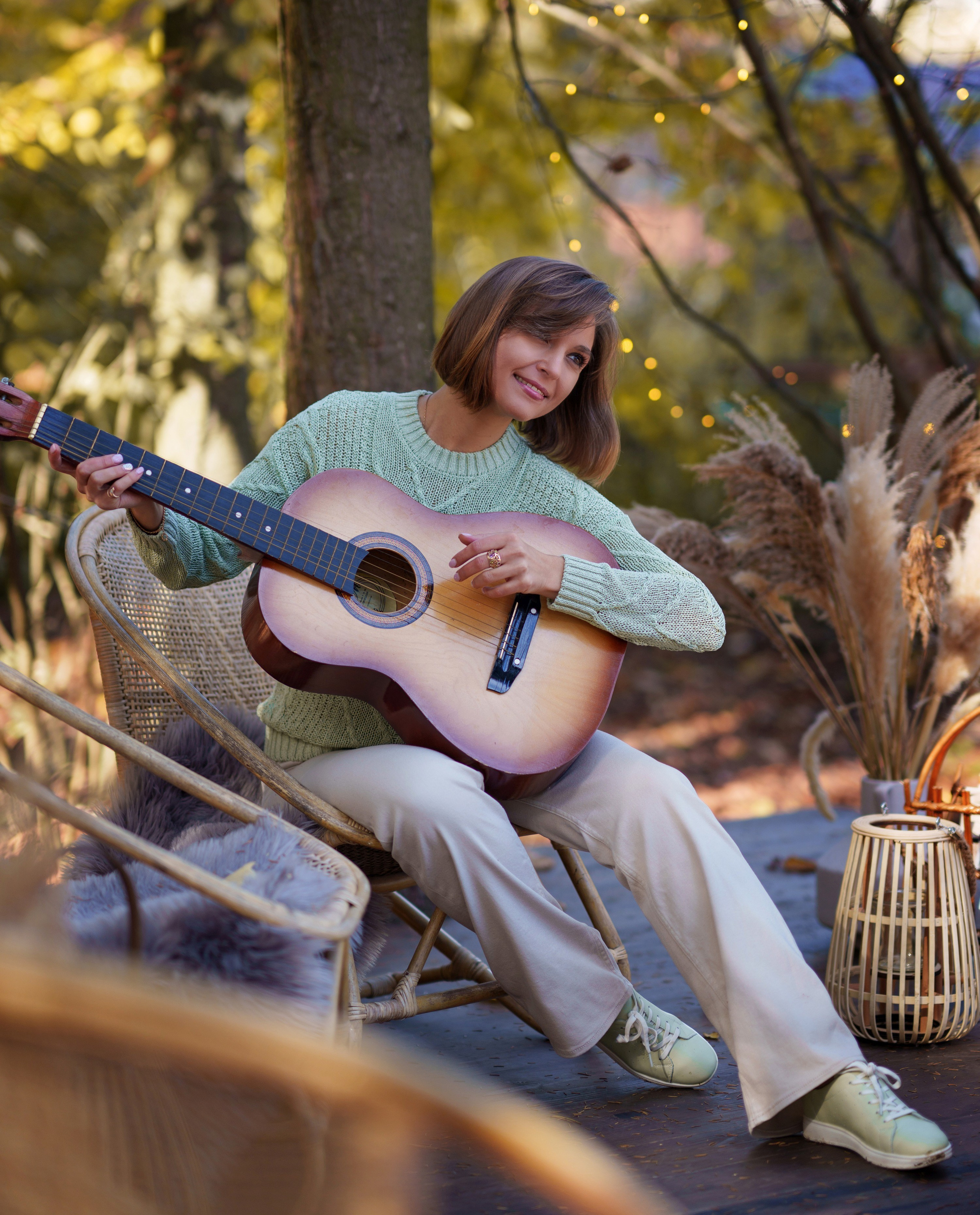 Осенние съемки на природе. Фотосессии в Москве. Анастасия Жукова