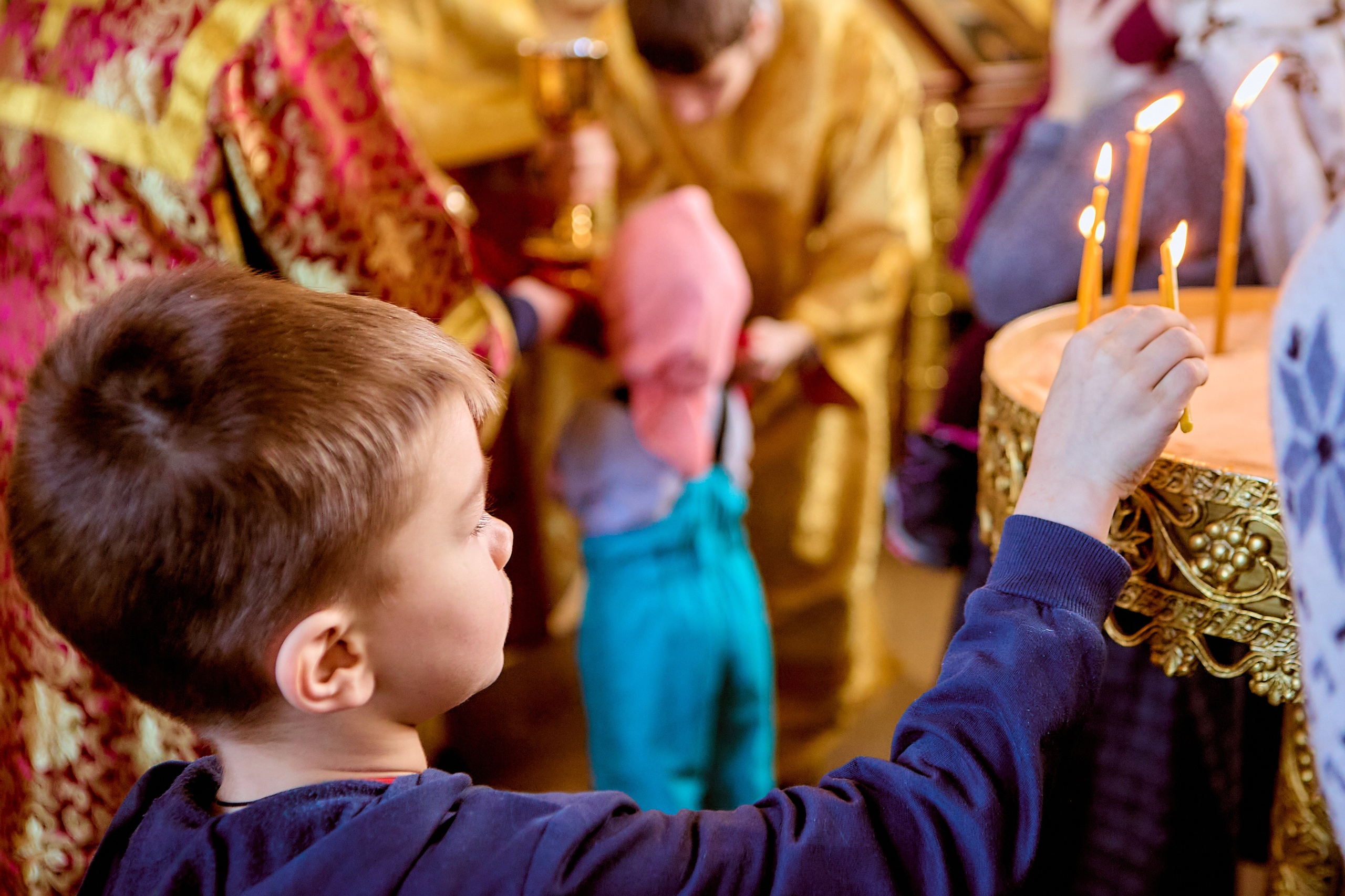 Дети в храме. Серия фотографий "Лица Храма" Г. Дзержинск.