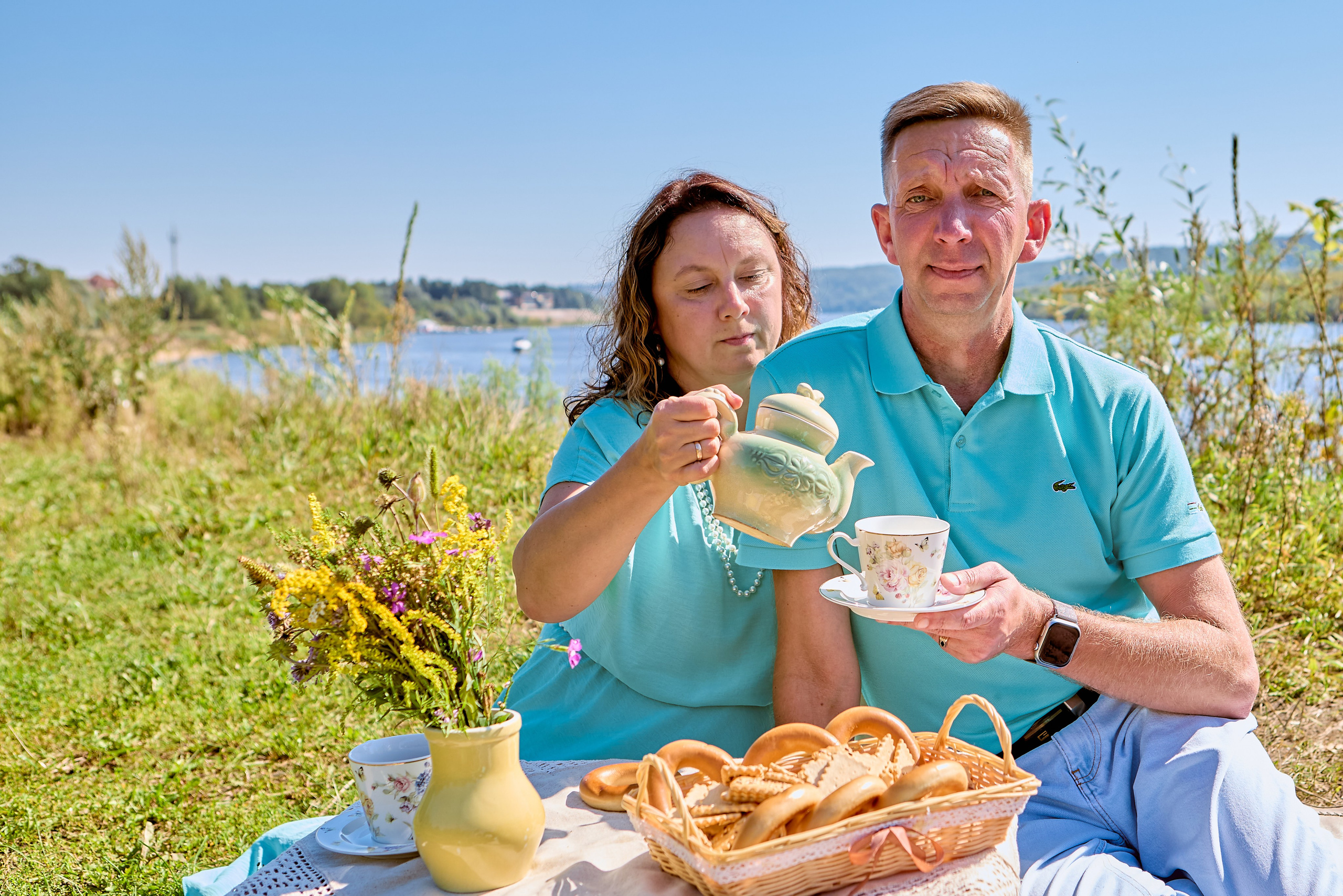 Последний день лета Семейная фотосессия