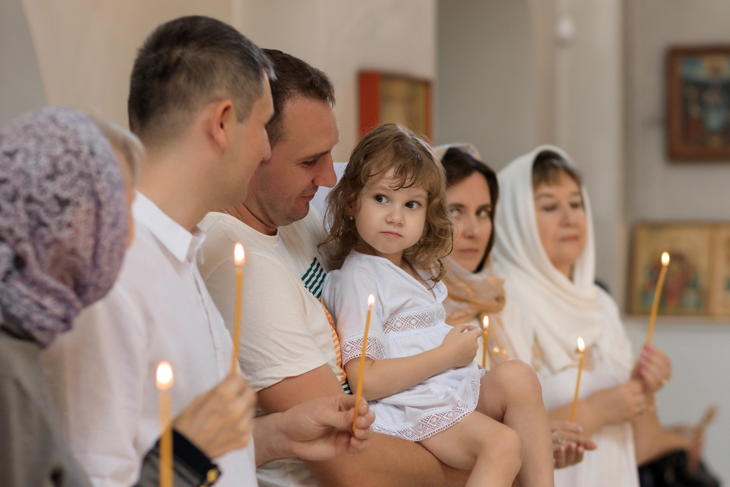 Крещение Илларии. Семейный и детский фотограф в Краснодаре Элона Литвинова