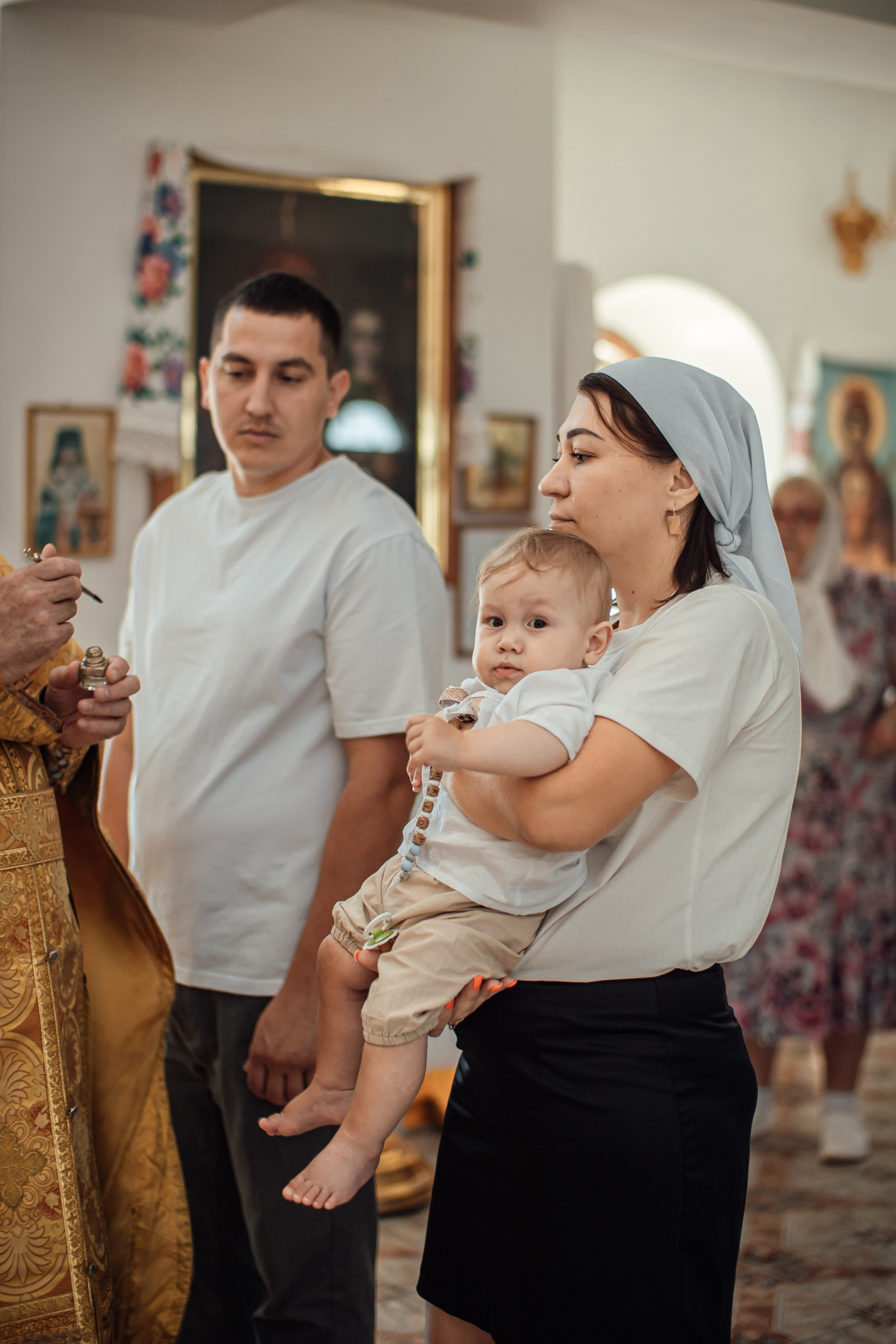 Таинство крещения. Фотограф Arina Elatova