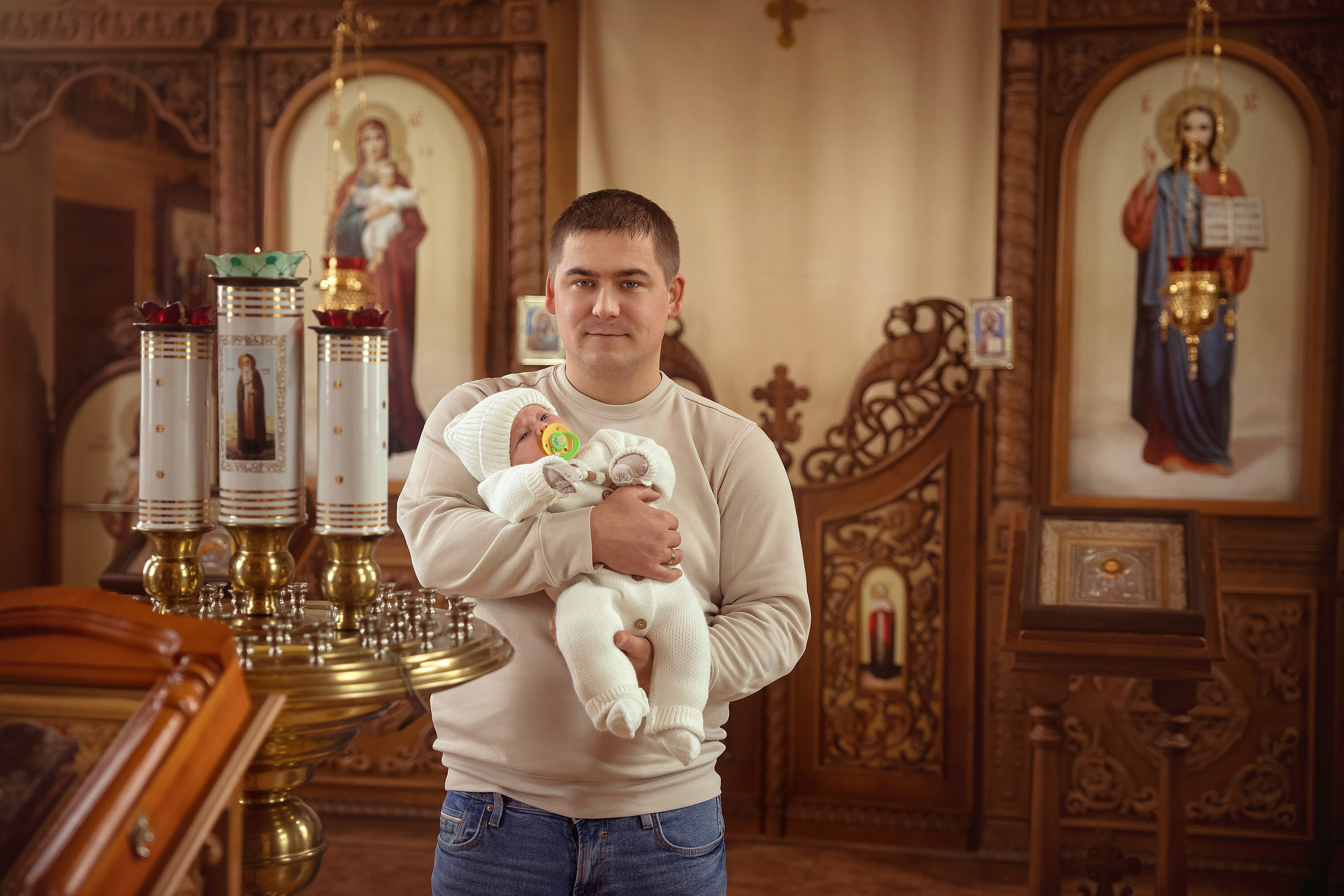 Крещение Евы храм Серафима Саровского. Фотограф на крещение и венчание