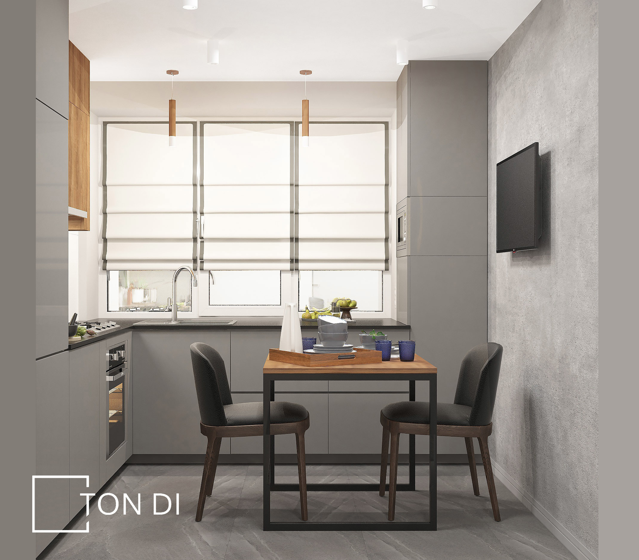 Двухкомнатная квартира г. Гатчина. Дизайнер интерьера квартир и частных домов