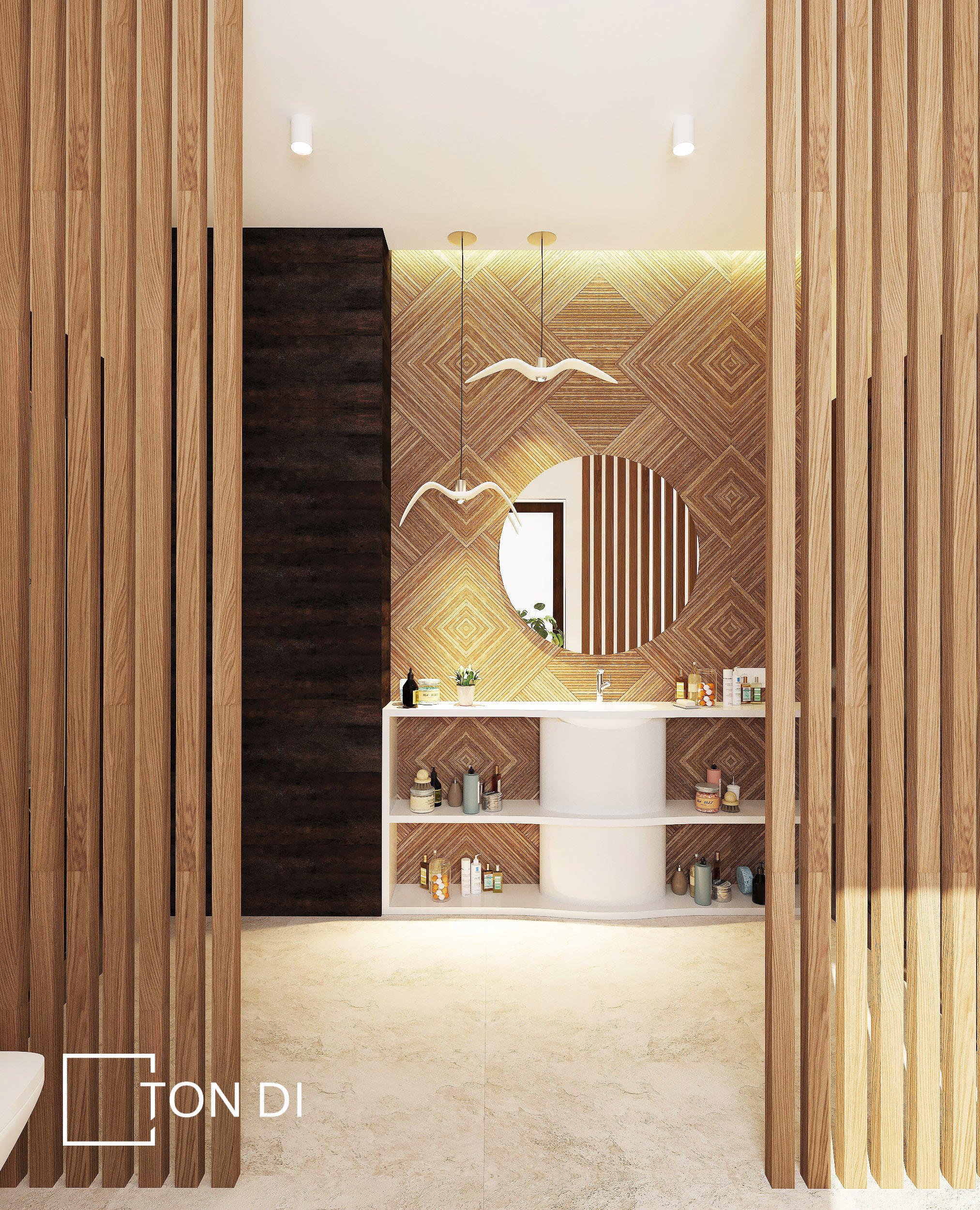 Дизайн-проект ванных комнат для семейной пары М&М г. Краснодар. Дизайнер интерьера квартир и частных домов