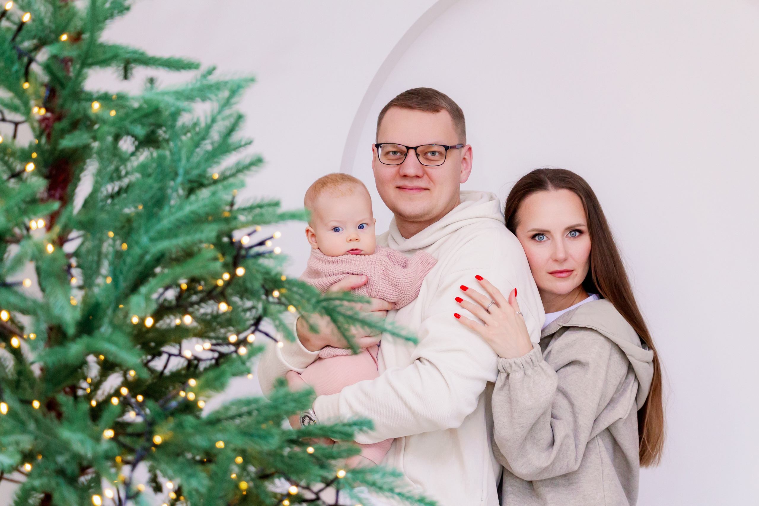 Новогодняя семейная фотосессия с малышом, Екатеринбург. Фотограф в Екатеринбурге Пойгина Елена