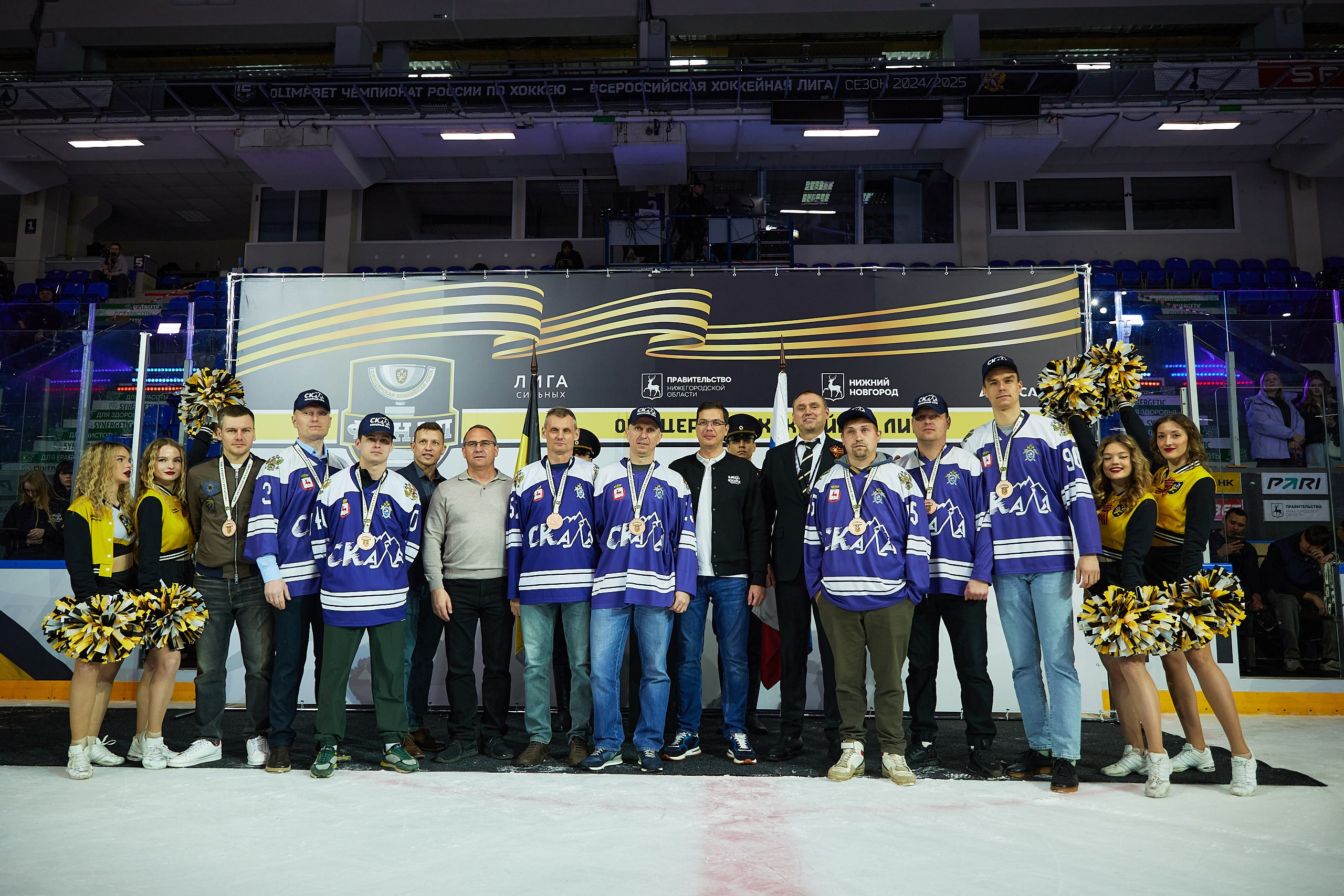 Репортаж. Офицерская хоккейная лига 2025 год. Спортивный фотограф Некрасов Денис