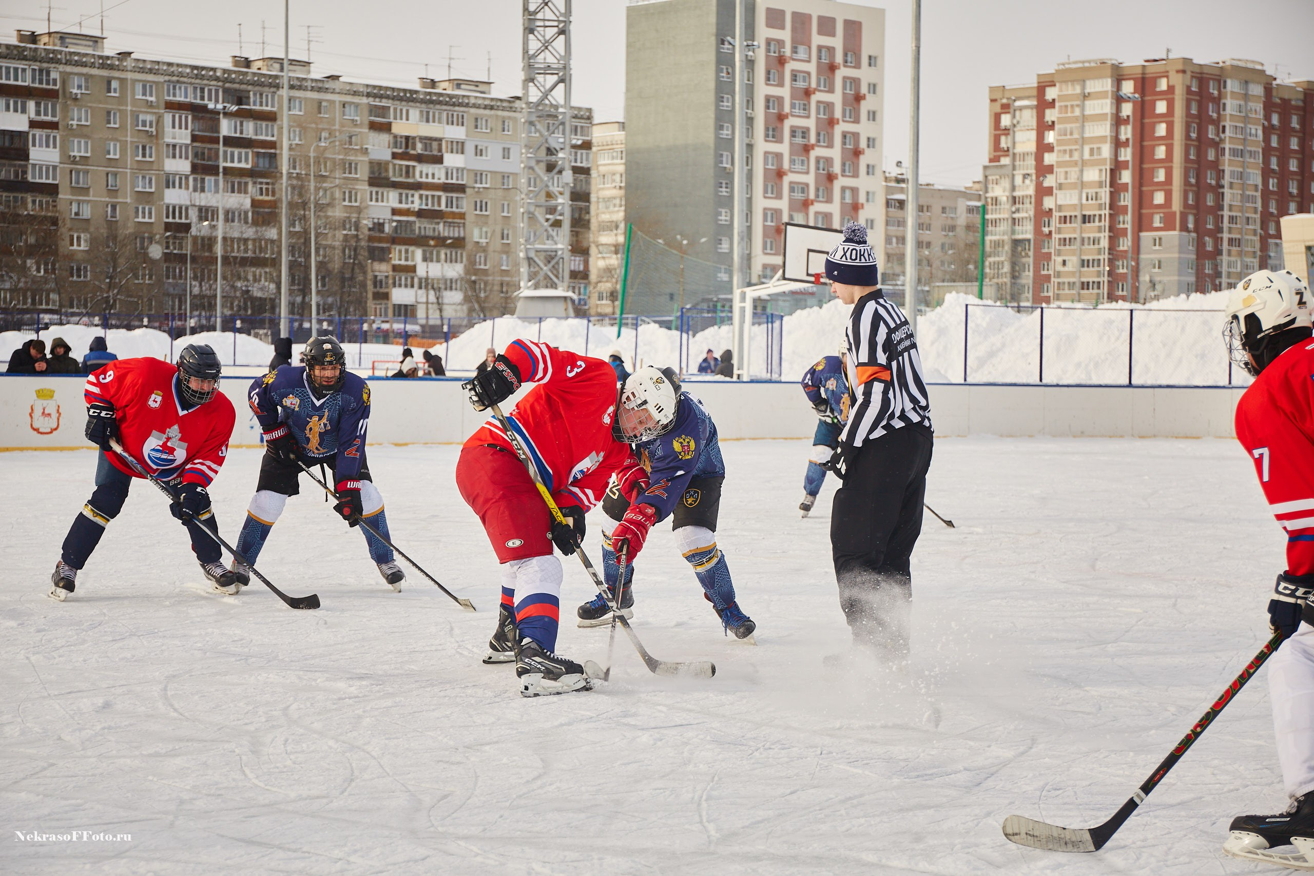 Турнир по хоккею «Русская классика» в рамках Офицерской хоккейной лиги. Спортивный фотограф Некрасов Денис