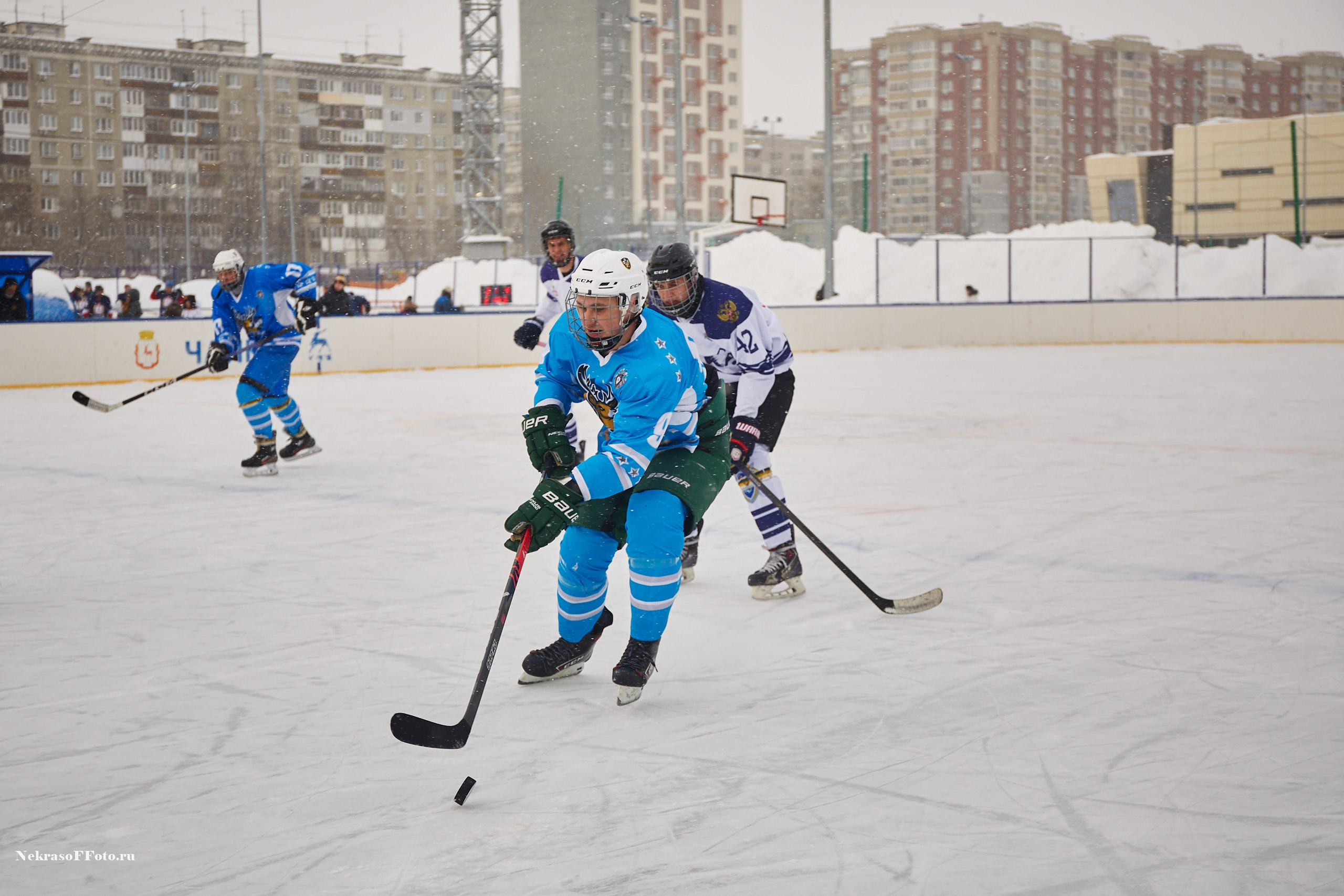 Турнир по хоккею «Русская классика» в рамках Офицерской хоккейной лиги. Спортивный фотограф Некрасов Денис