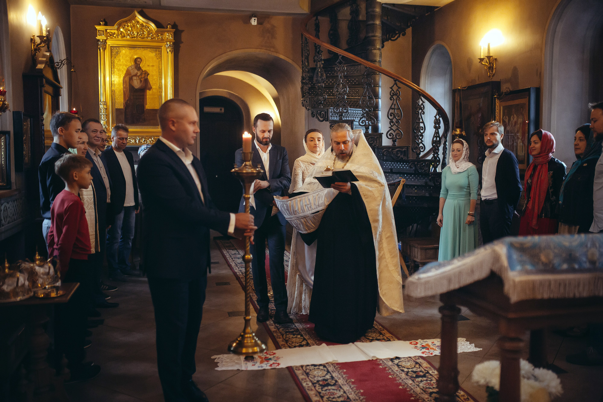 Венчание Виктора и Марии. Фотограф на Крещение, семейный фотограф в Москве