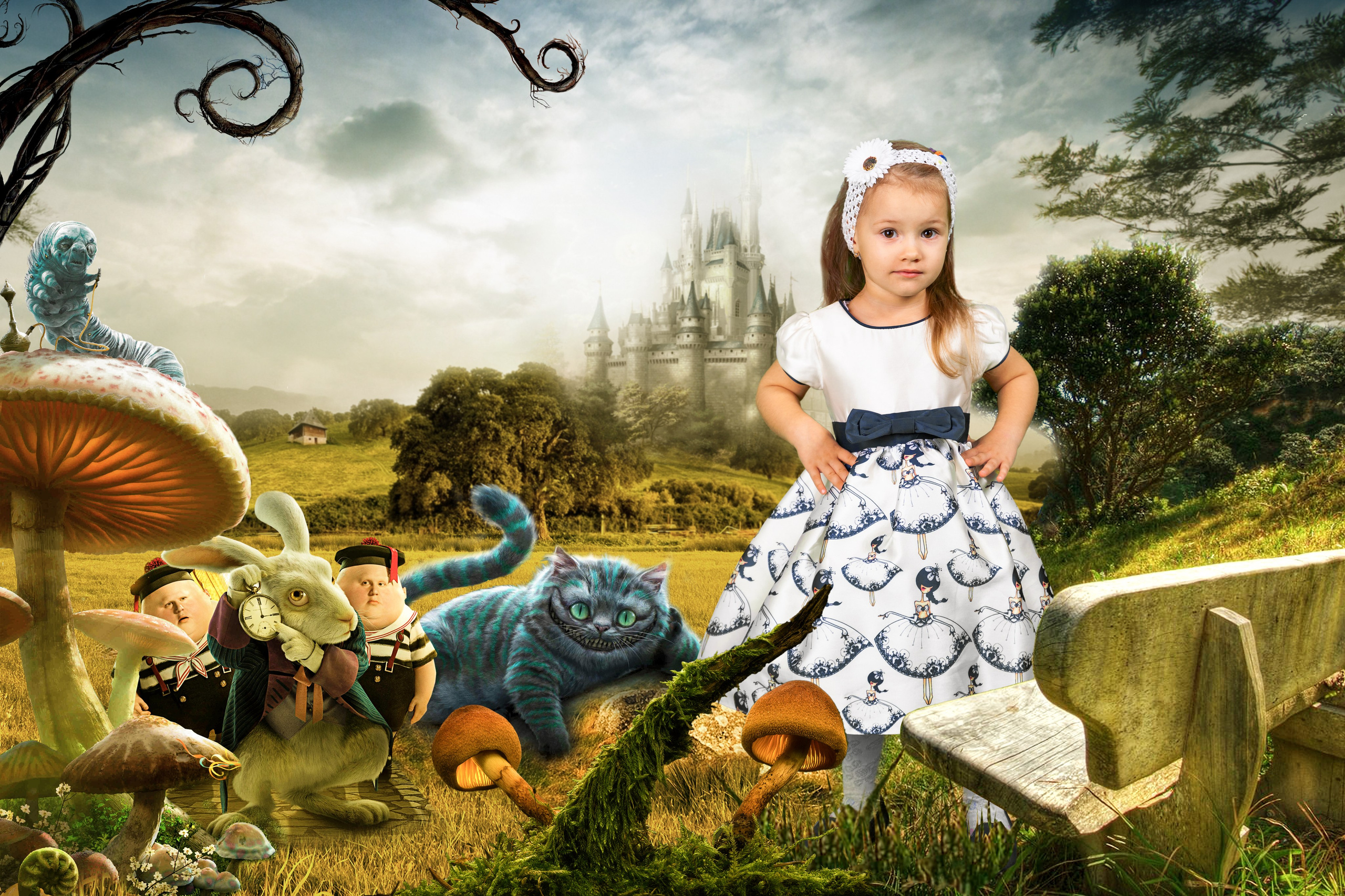Алиса в стране чудес. Детские фотосъемки Москва и МО