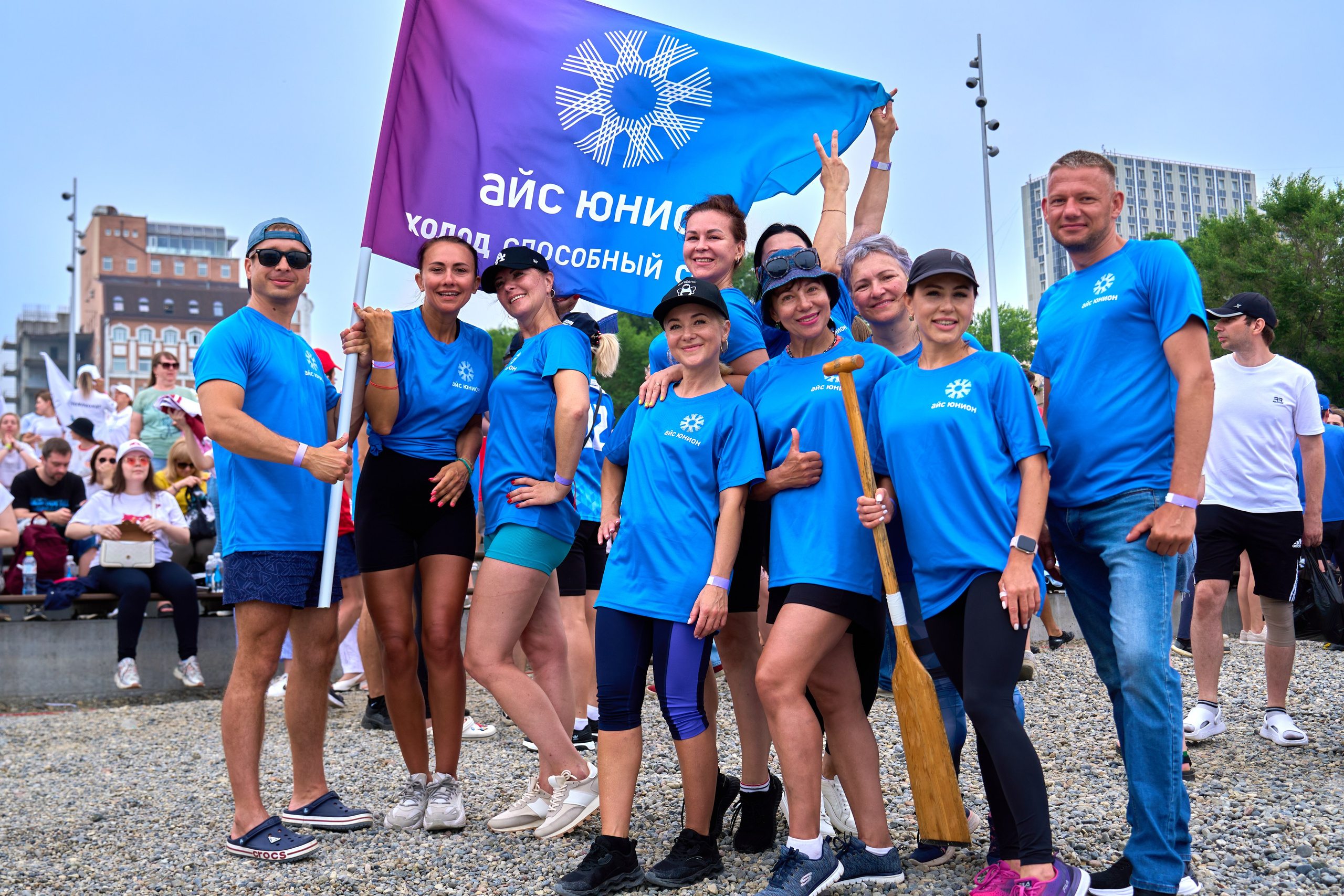 Соревнования на лодках дракон Айс Юнион. Фотограф во Владивостоке