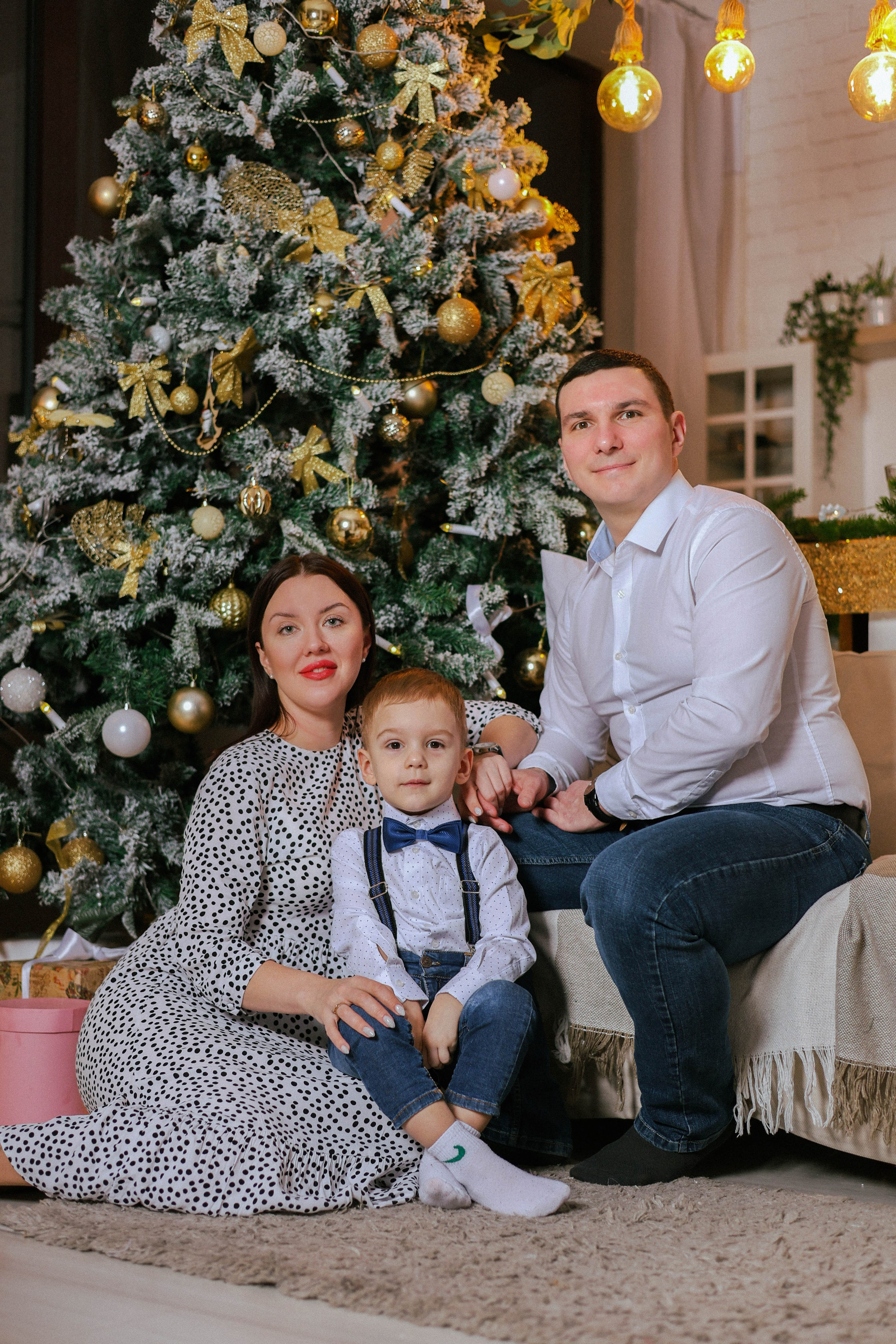 Новогодняя история «Мария и ее семья». Фотограф в Москве Анастасия Калинина