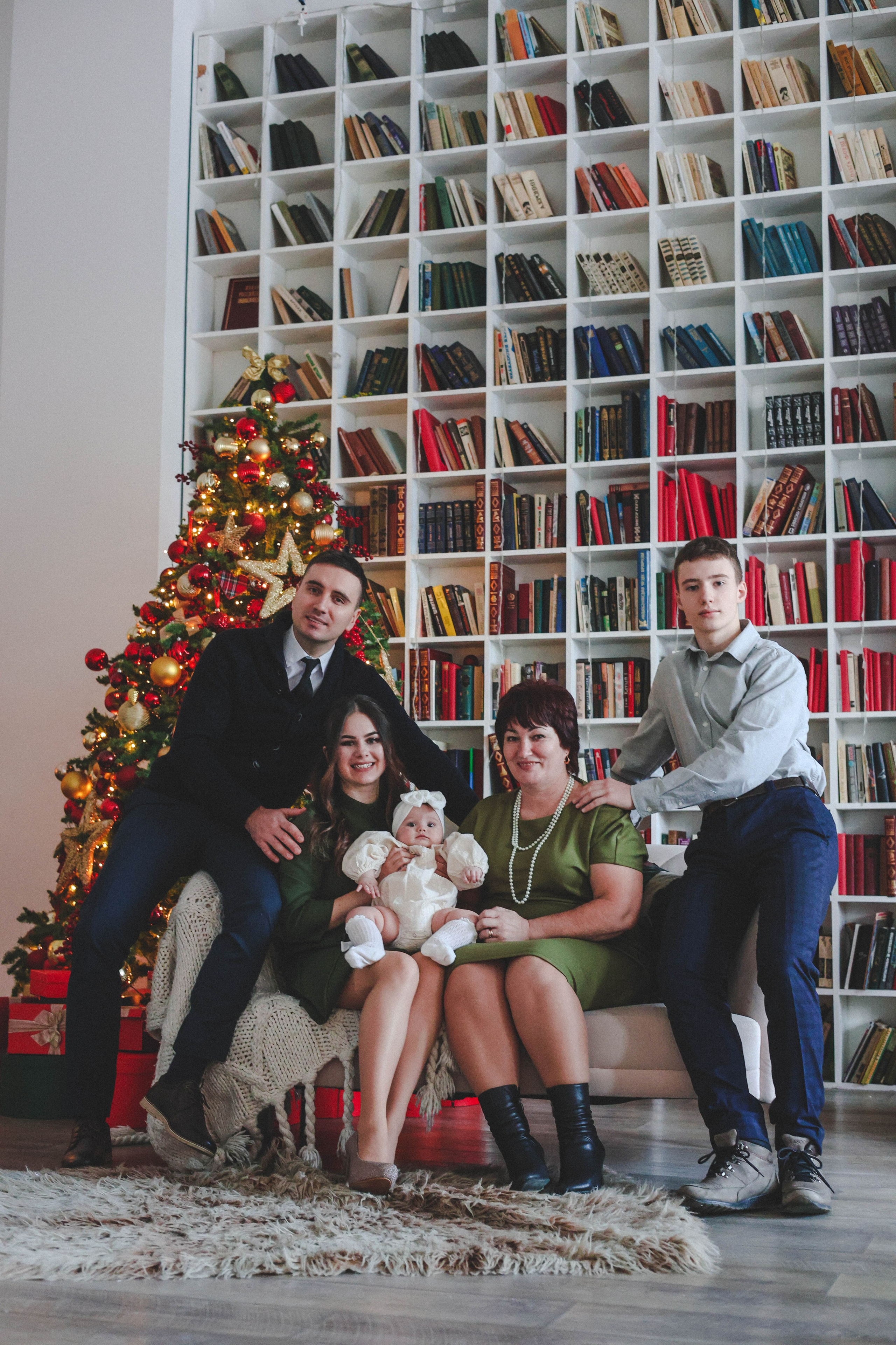 Новогодняя история «Светлана и ее семья». Фотограф в Москве Анастасия Калинина