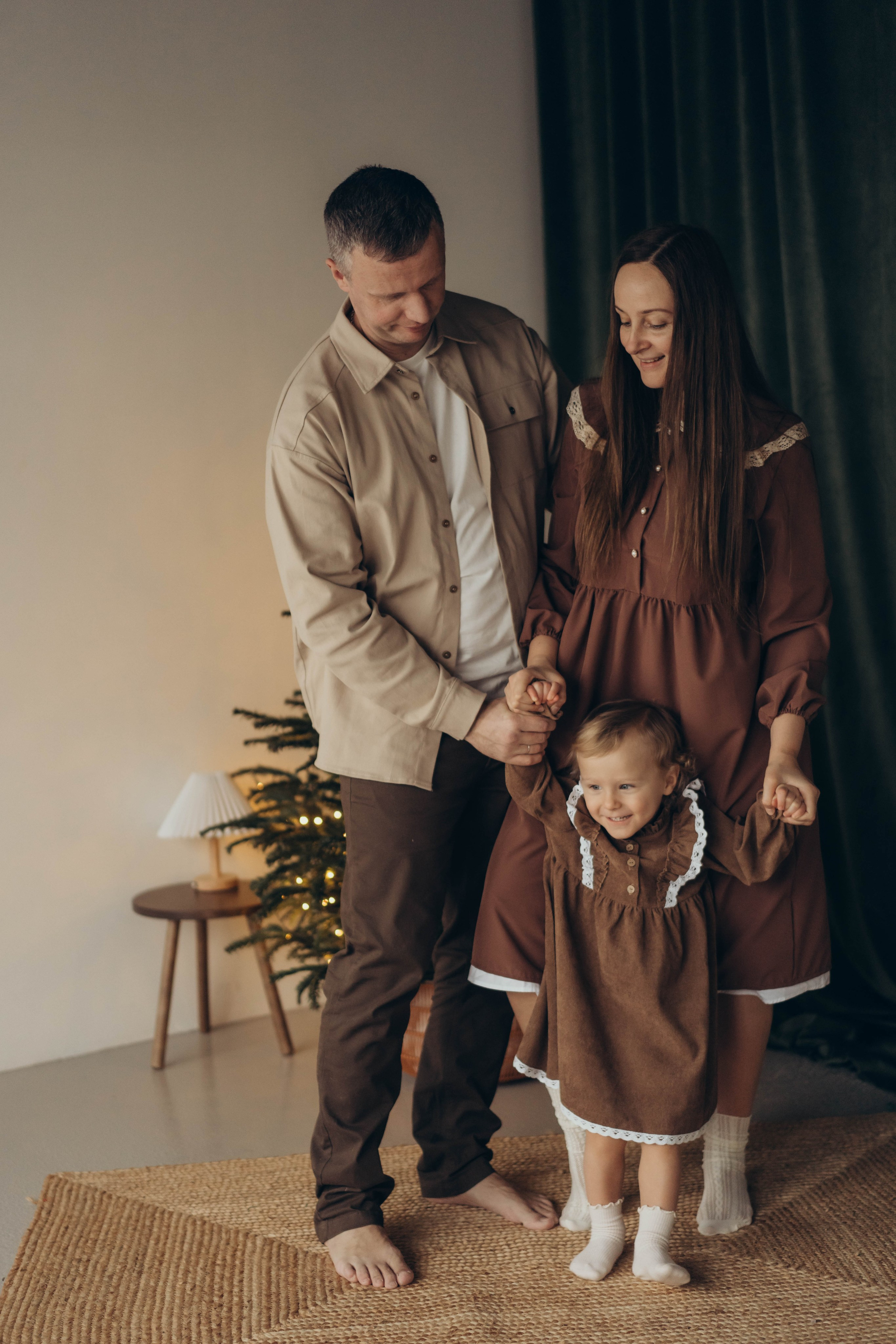 Екатерина, Николай и малышка Аня