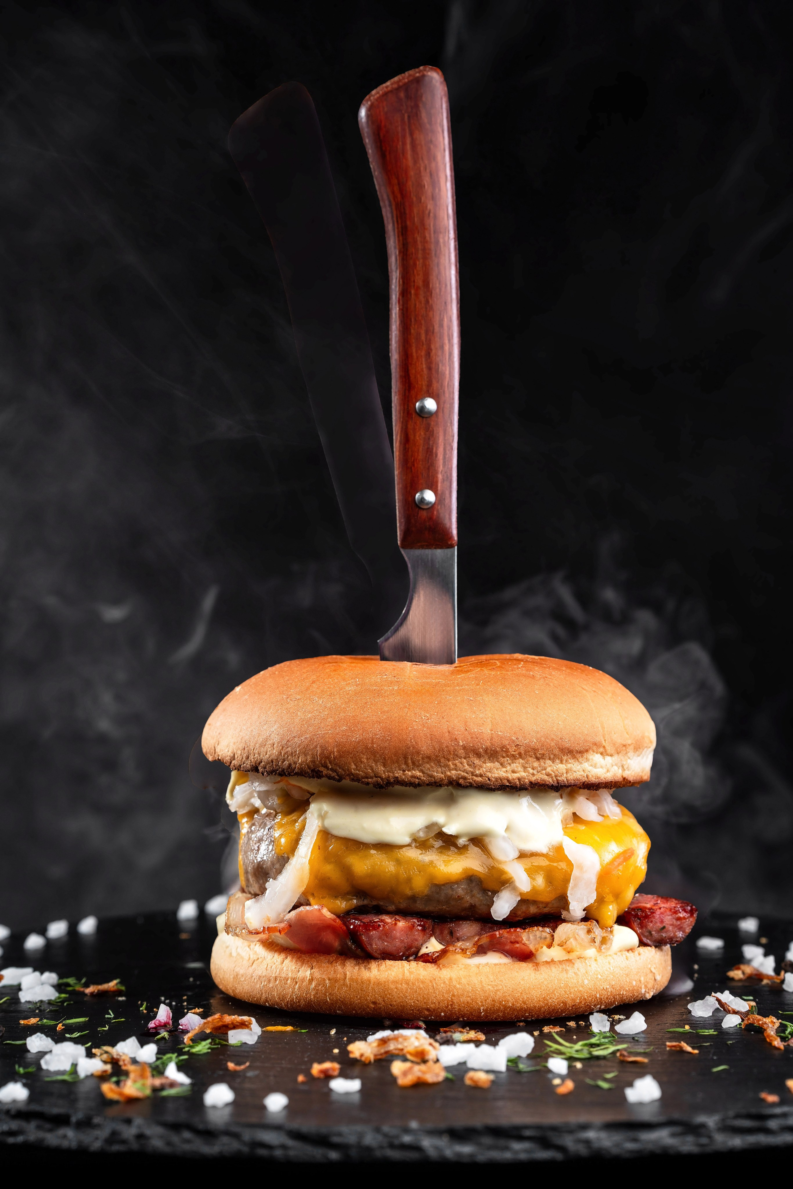 Фуд съемка бургеров. Фотограф Сочи