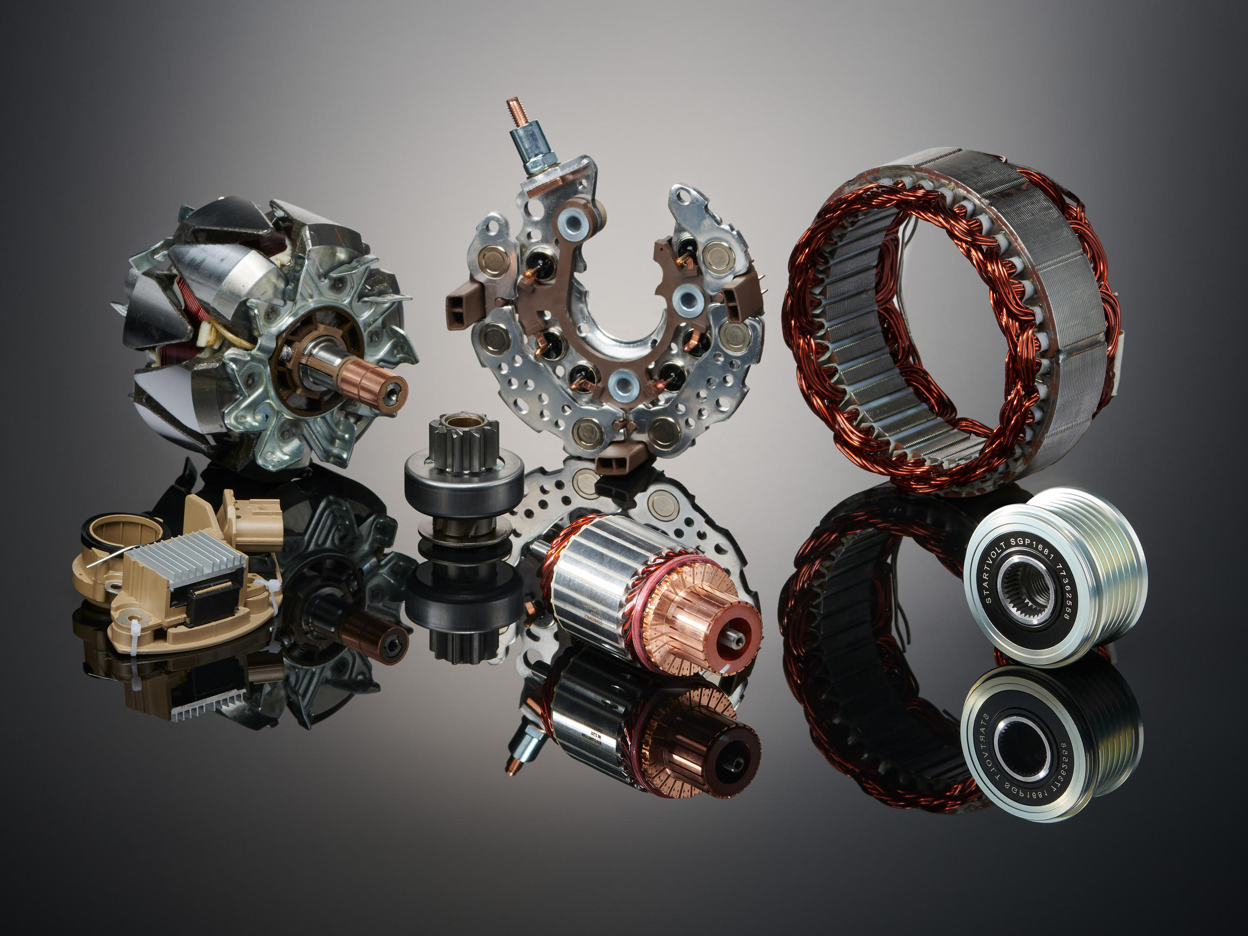 предметная фотография, коммерческая фотосъемка, стильное фото, рекламная фотография, фотограф в Санкт-Петербурге, фото с отражением, startvolt, carville, фотосъемка запчастей, имиджевая съемка, запчасти генератора