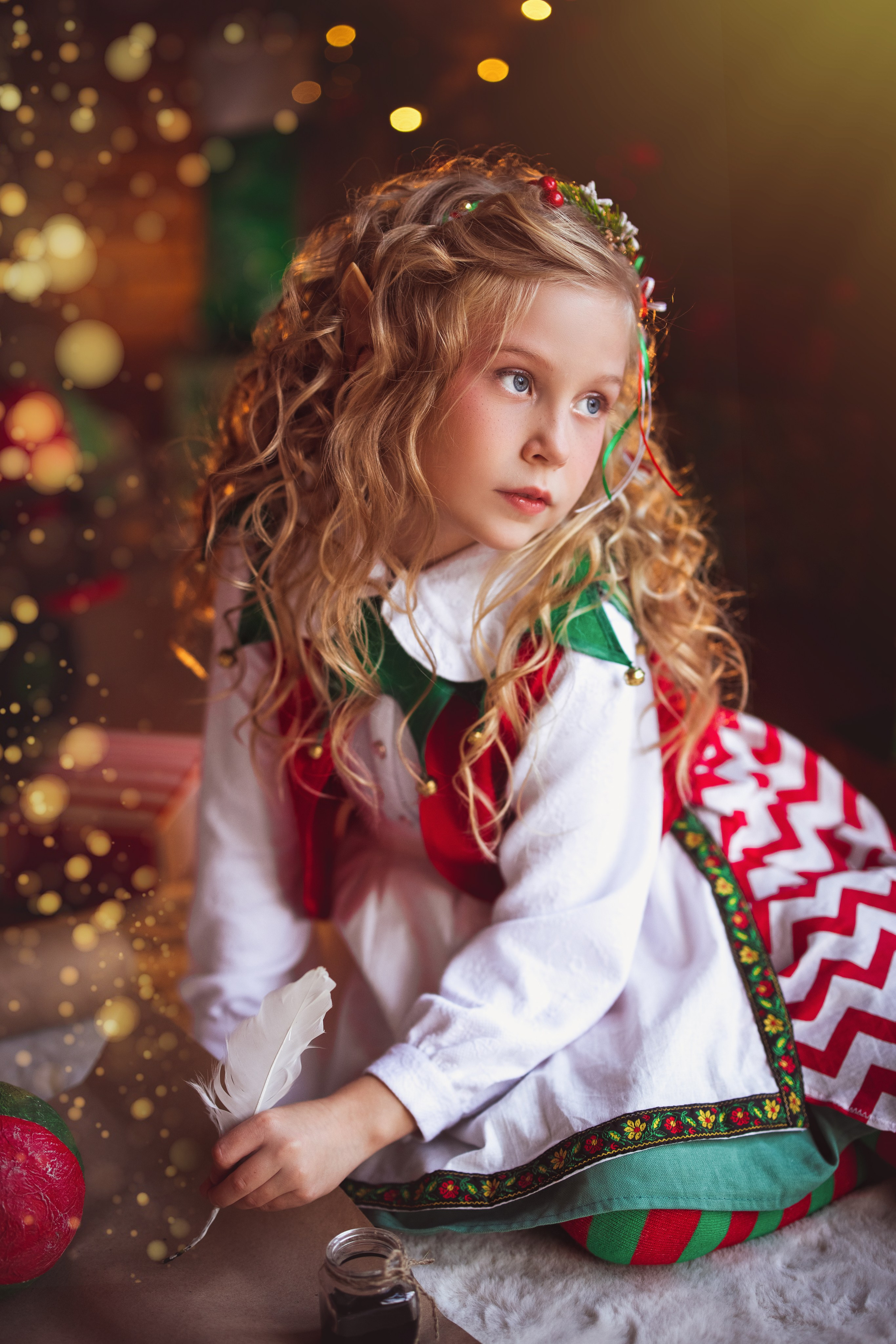 Новогодние ЭЛЬФЫ. Семейный и детский фотограф в Краснодаре Анна Трашкова
