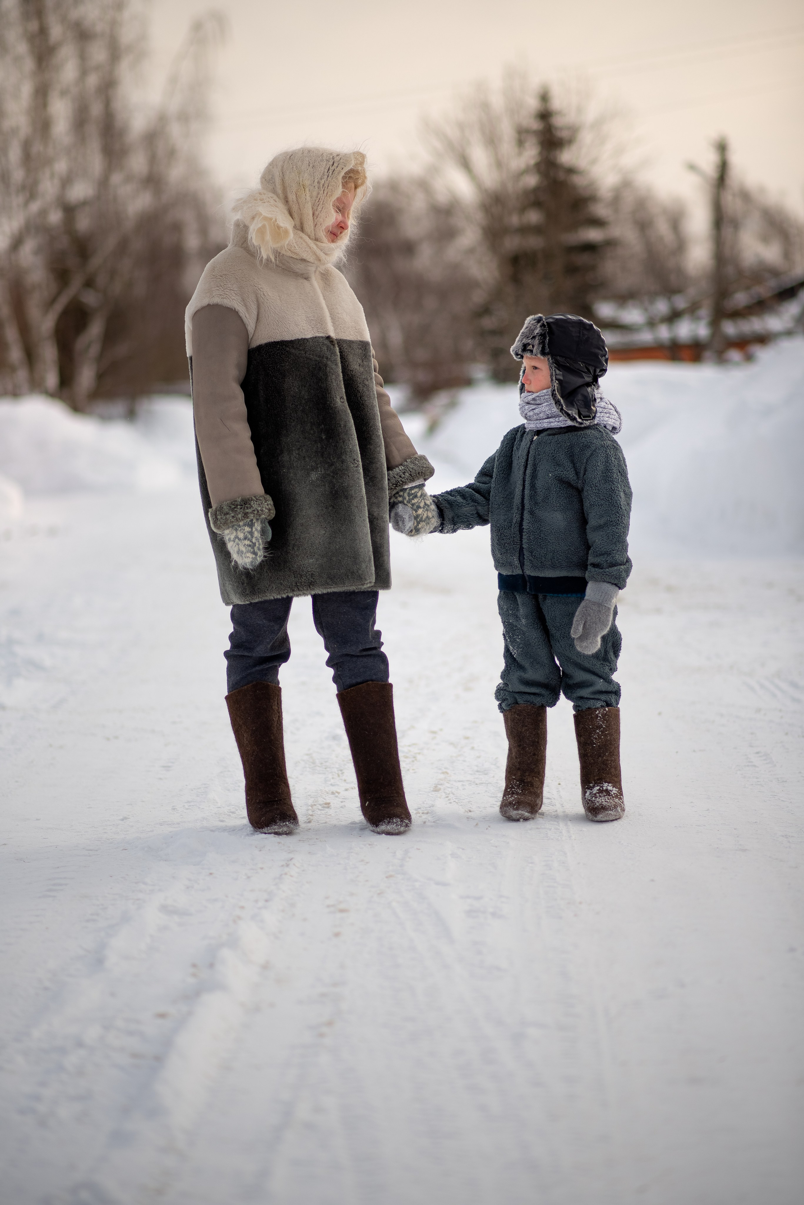 Тематическая семейная фотосессия в деревне. Семейный и детский фотограф в Туле Светлана Воронкова