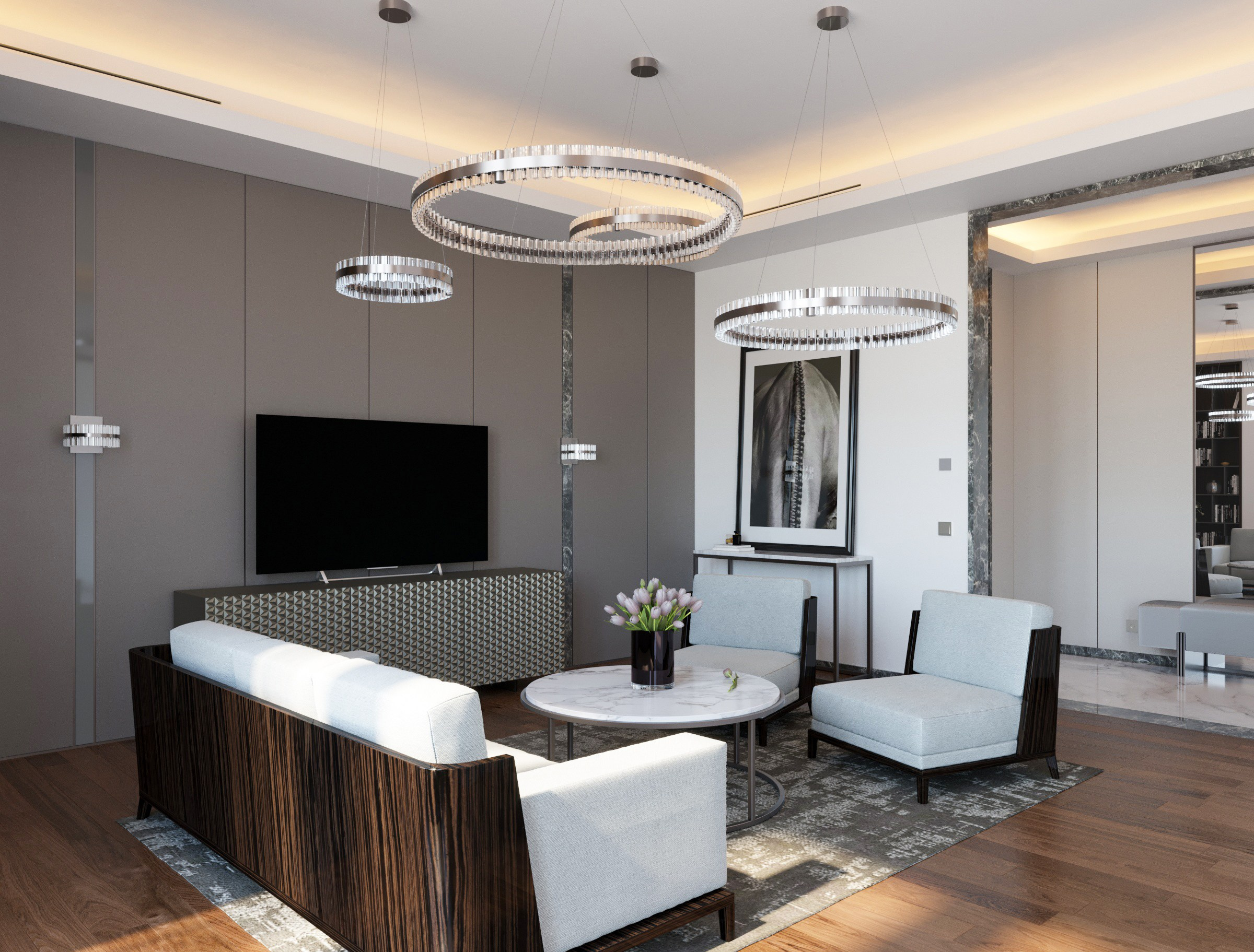 Квартира 138 кв. м. Москва, Ж.К. «Redside». Антон Пичкур — архитектор