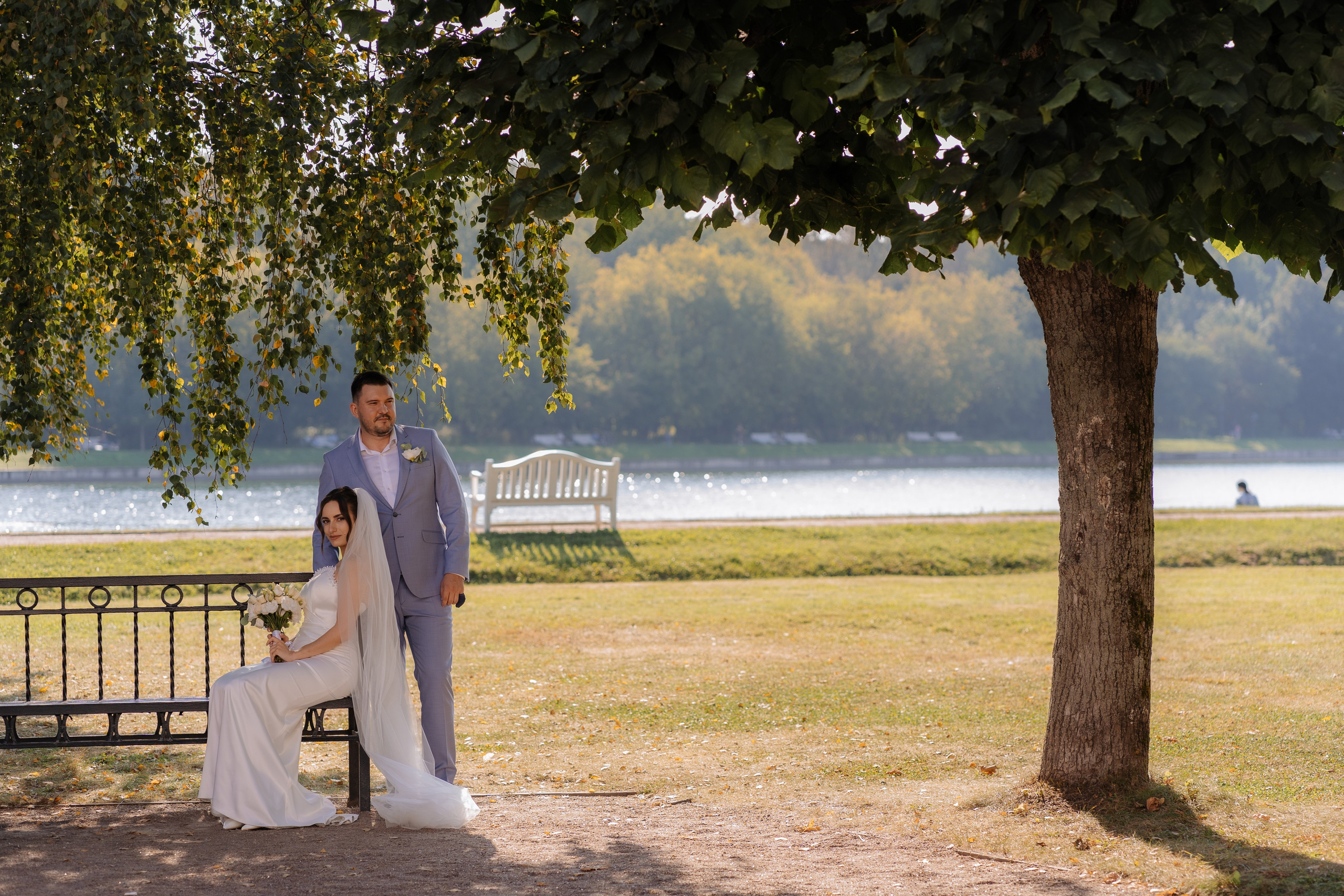Свадебная фотосессия в Москве, парк Кусково. Свадебный фотограф в Москве Анна Полушина