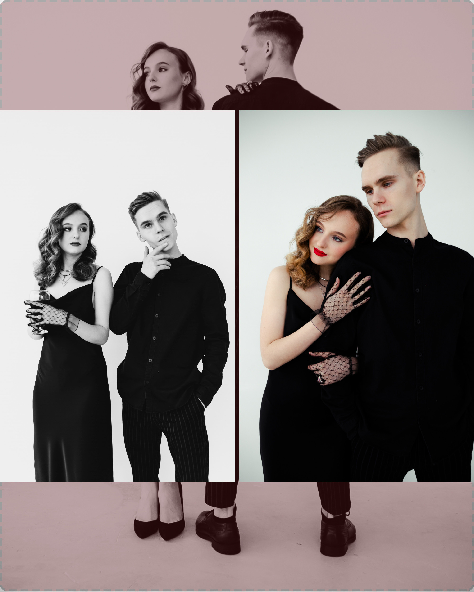 Парная сьемка, парная фотосессия СПб, Портретная фотосессия в студии. Фотограф Санкт-Петербург Макарова Дарья