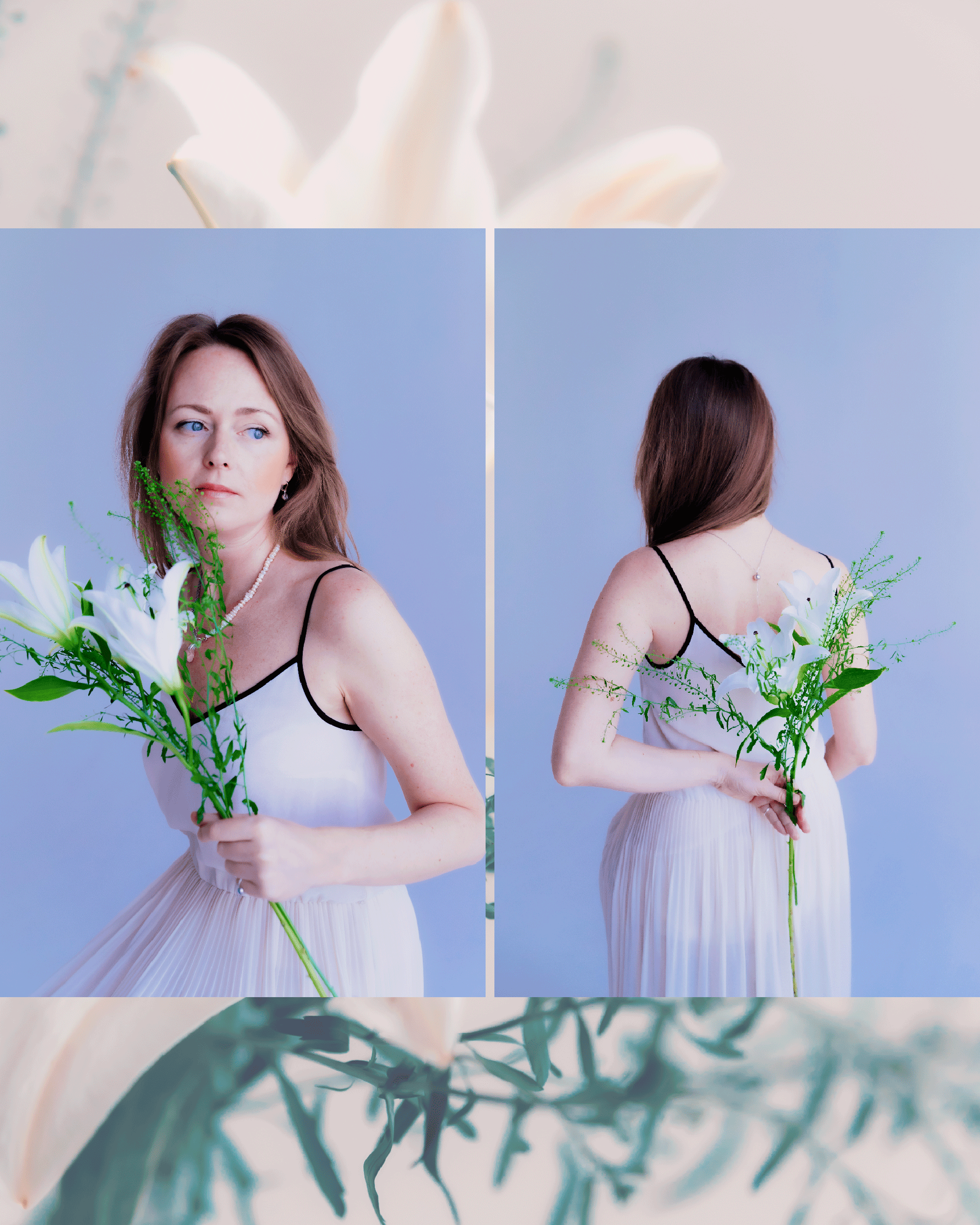 Портретная сьемка с лилией Санкт-Петербург. Фотограф Санкт-Петербург Макарова Дарья