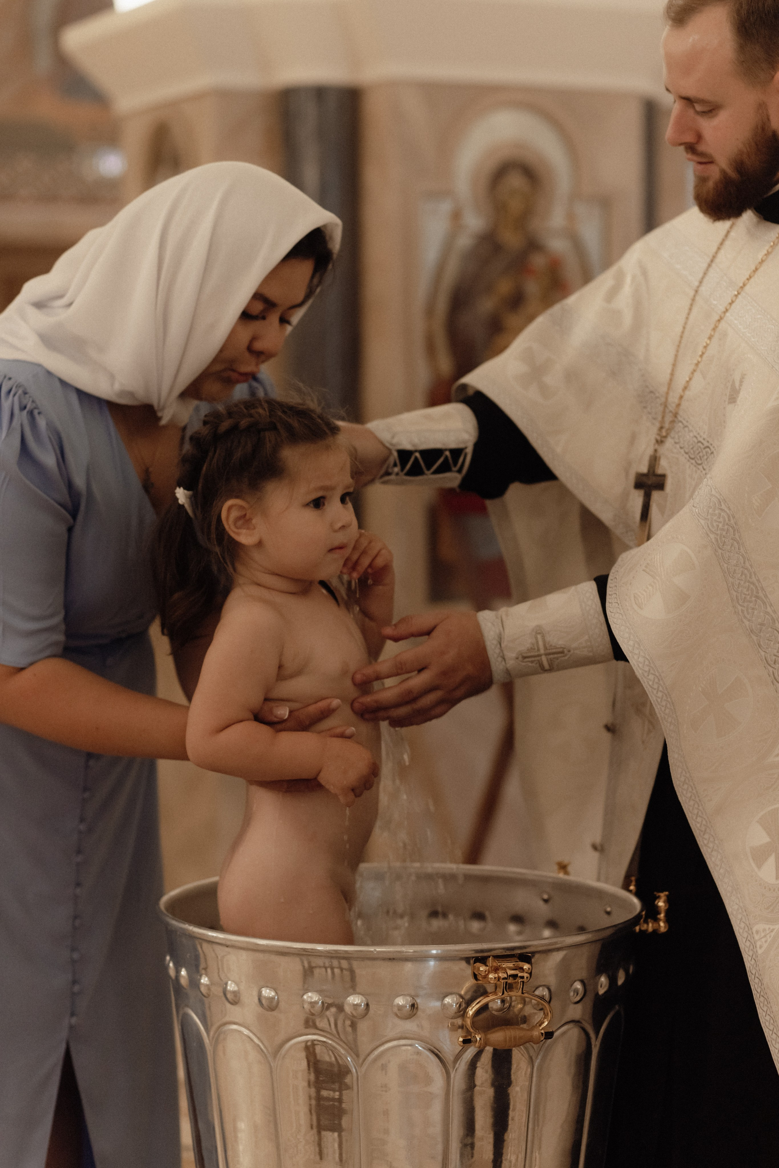 Крещение Киры. Семейный и свадебный фотограф в Челябинске Мария Леонтьева