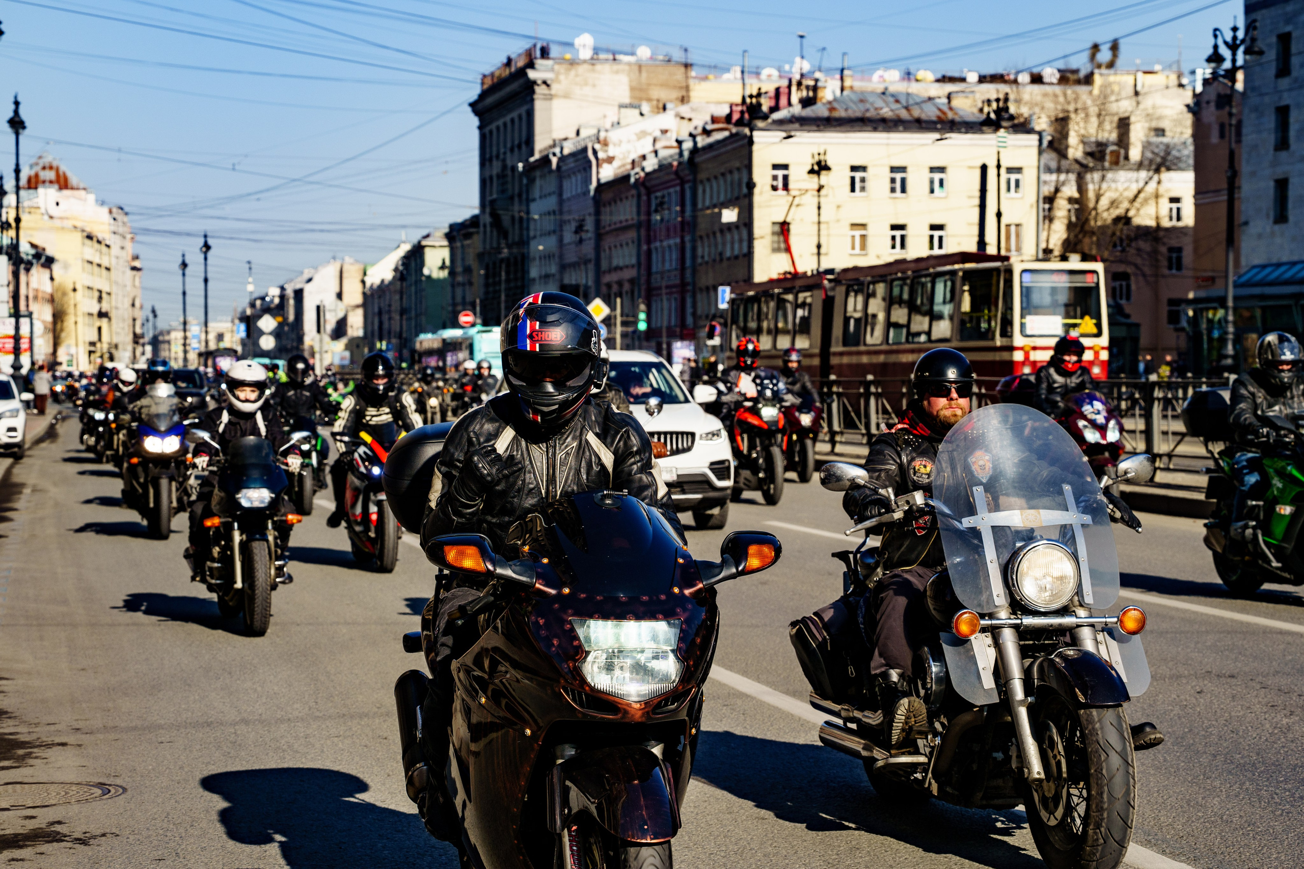 Прохват мотоклуба Norman Riders ч.1. Концертный и репортажный фотограф в Санкт-Петербурге Слава Пахомов