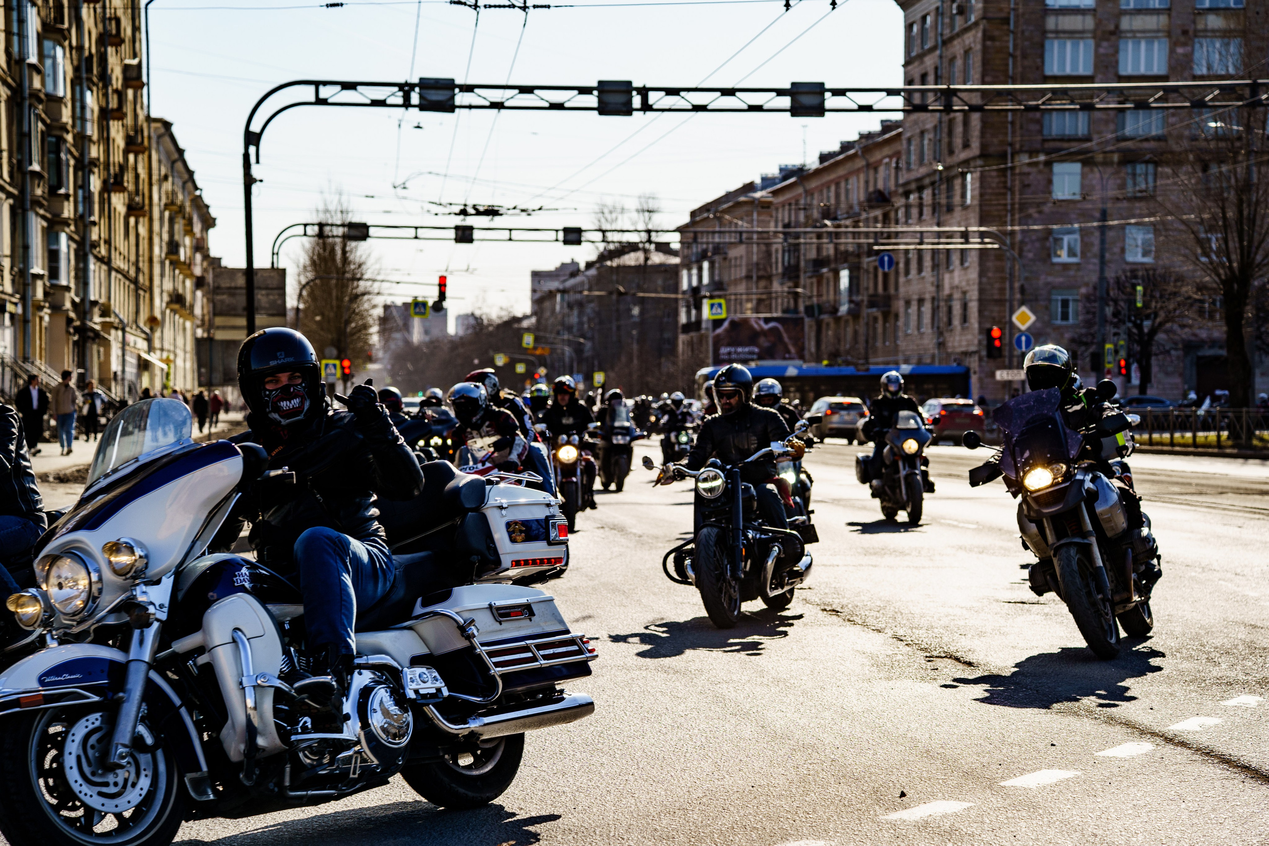 Прохват мотоклуба Norman Riders ч.1. Концертный и репортажный фотограф в Санкт-Петербурге Слава Пахомов