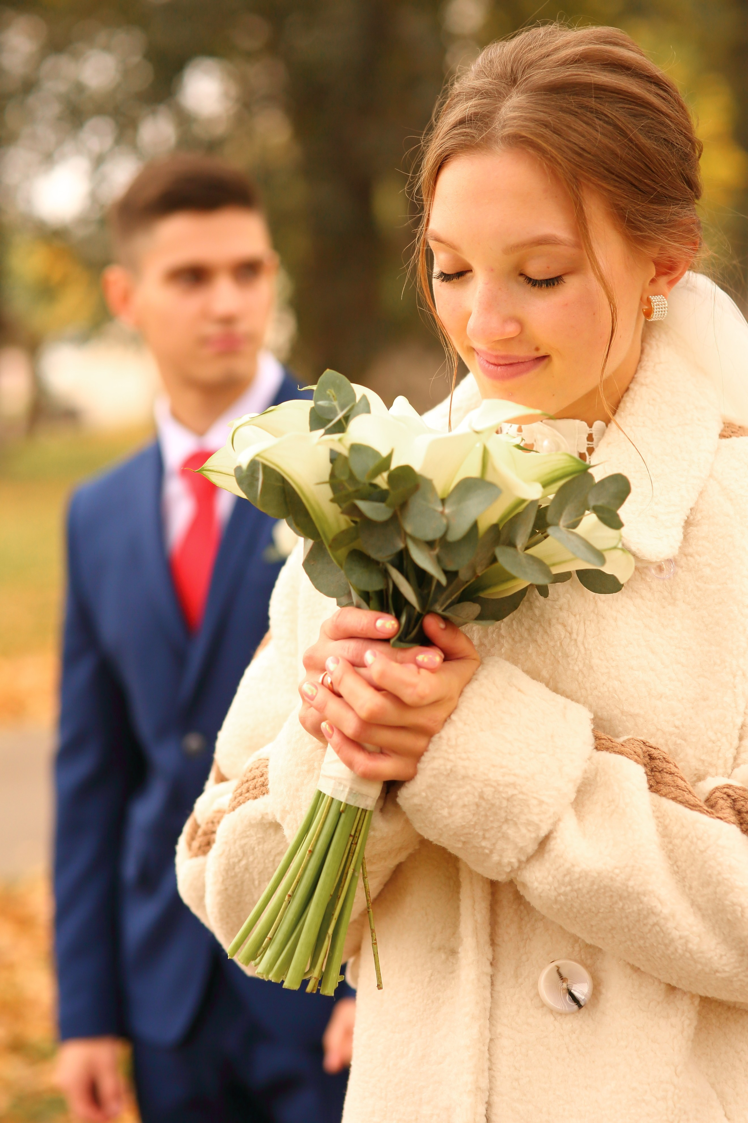 Съемка пары в осеннем городе и в студии. Свадебный и репортажный фотограф в Ярославле и Санкт-Петербурге Роман Микрюков