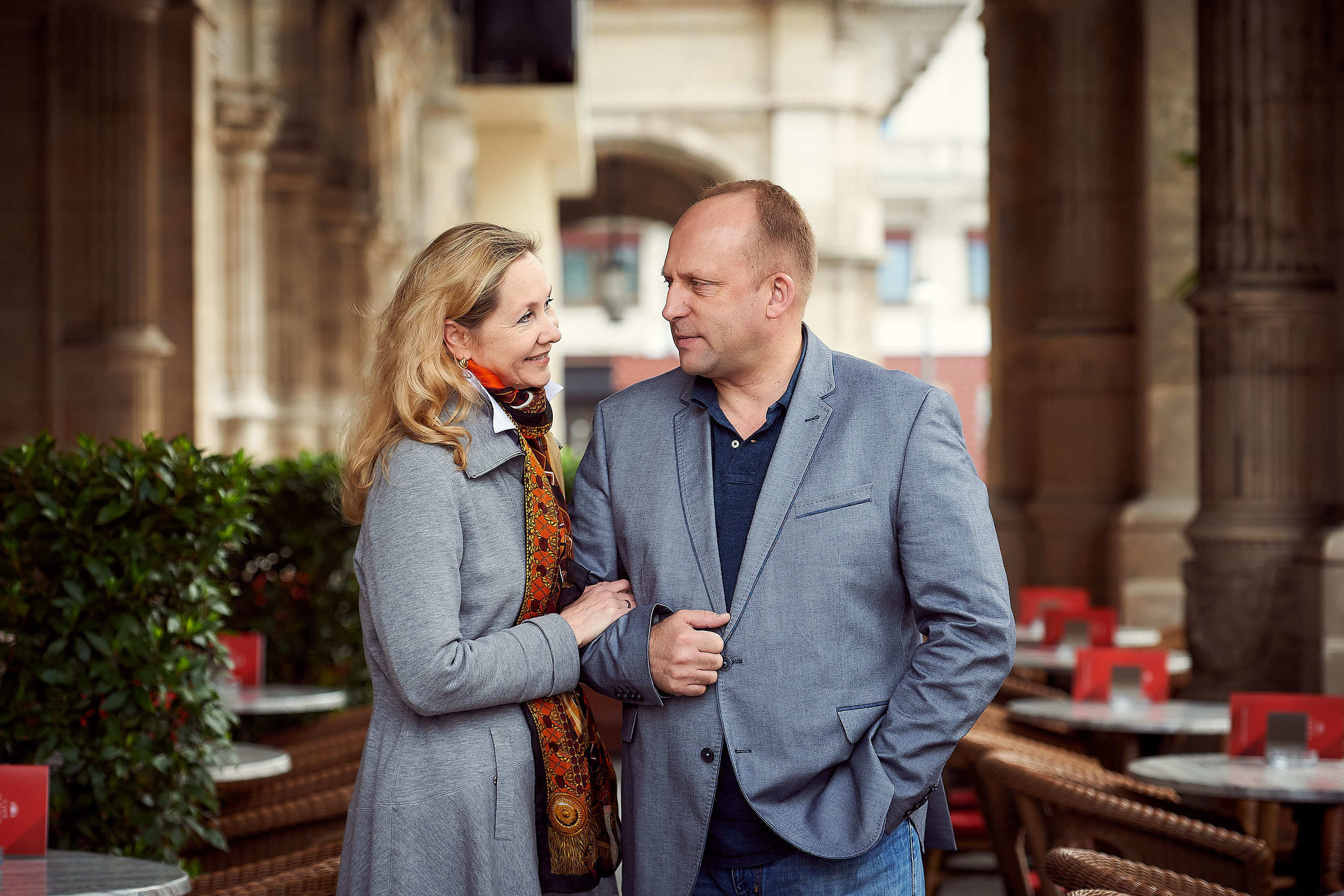 Парный портрет в городе. Флористическая, интерьерная и портретная съемка в Москве и Европе