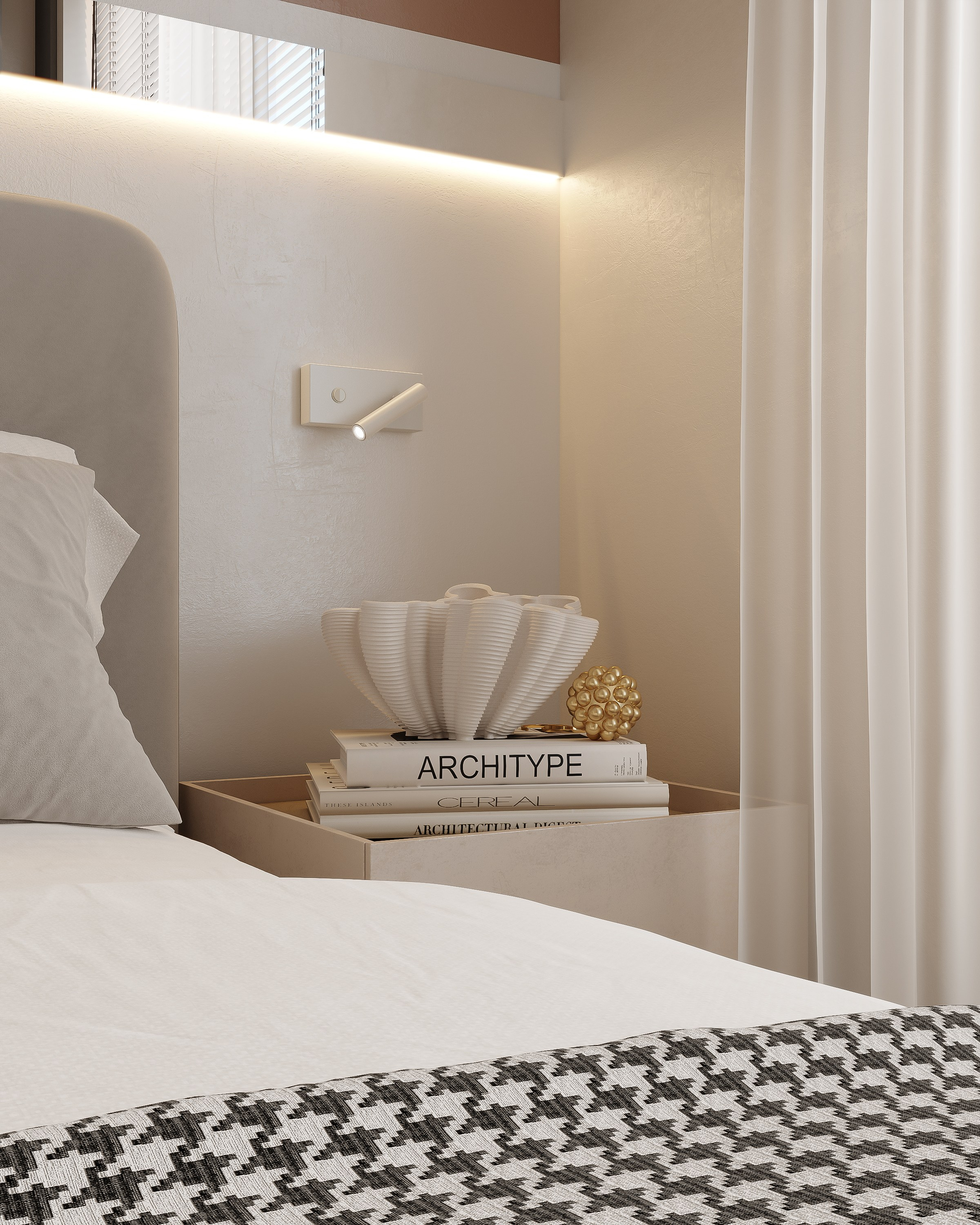 Квартира для LSD Bureau. 3D визуализация интерьера и архитектурной среды