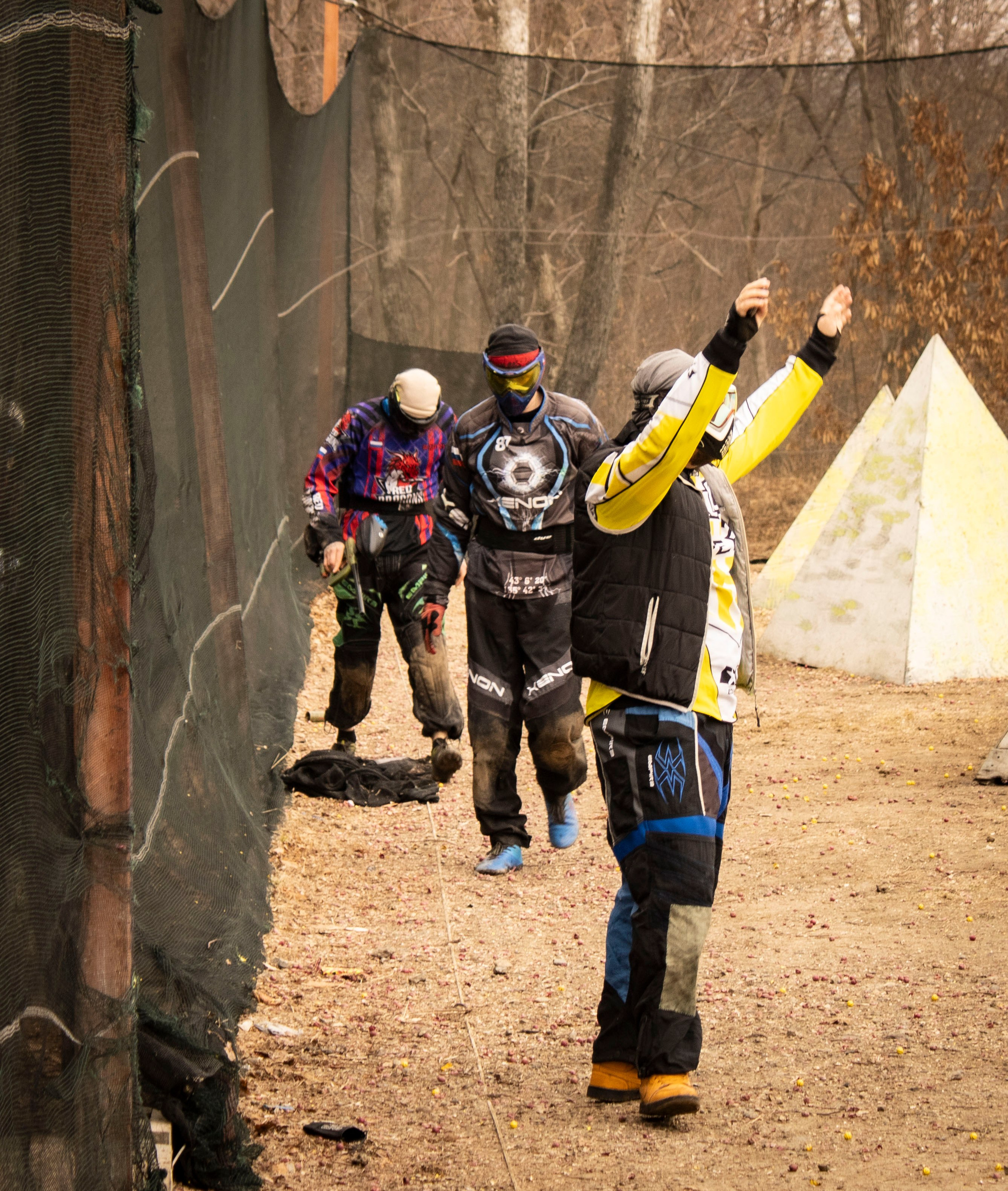 Турнир на кубок Федерации пейнтбола 6 апреля 2024 г. Фотограф г. Владивосток