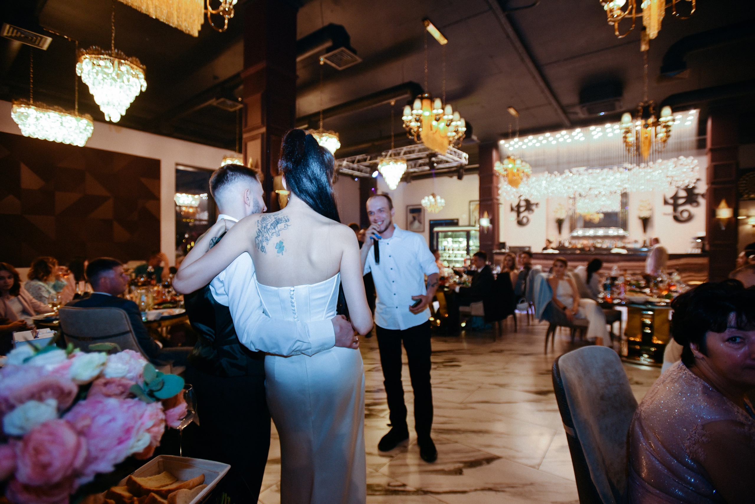 Виктор и Ангелина Банкет на 100 гостей Ресторан Segreto. Фотограф Лола Волна, город Москва