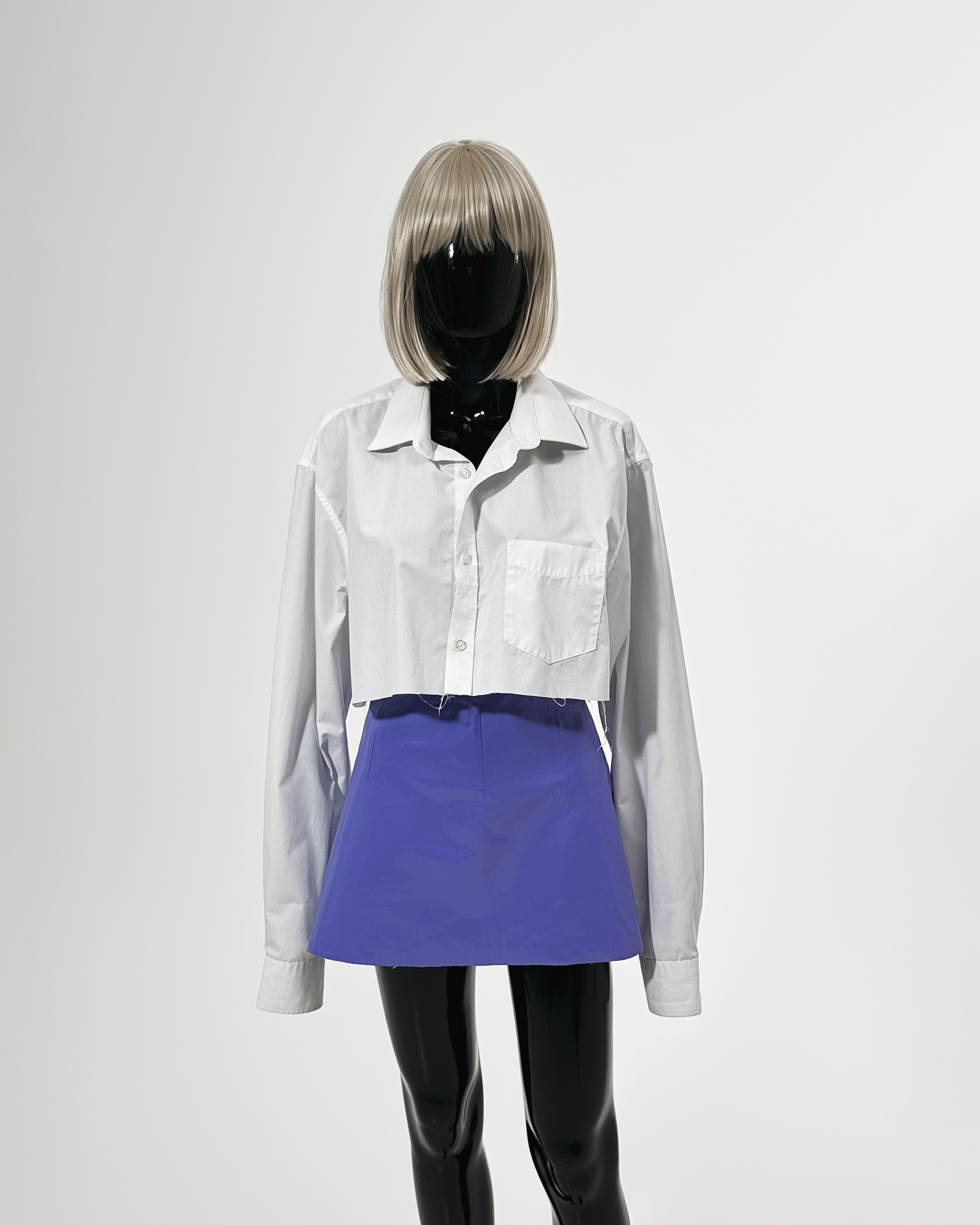 Рубашка свободная укороченная 500 руб/час Размер S,M,L