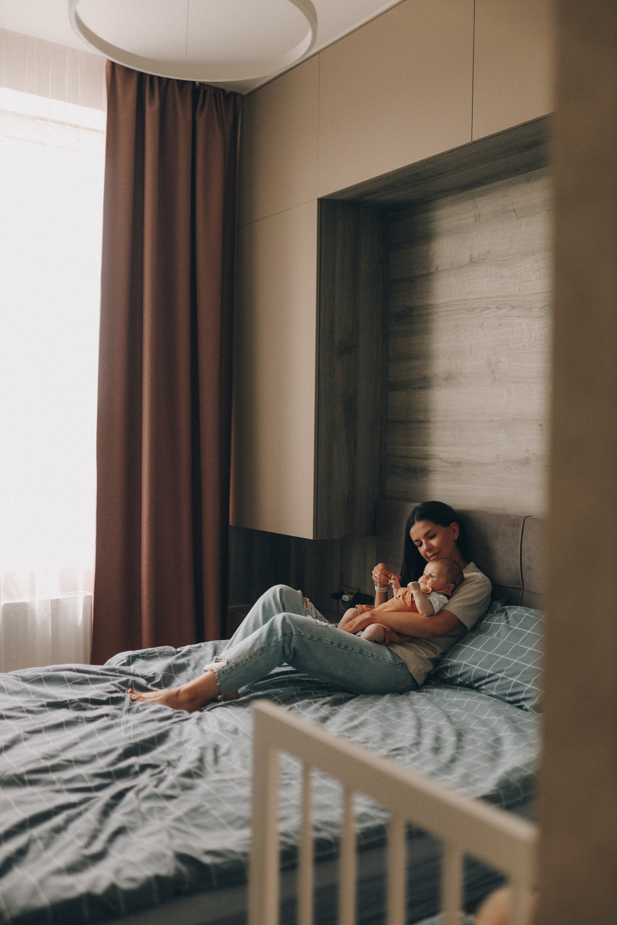 Домашняя фотосессия с малышом. Семейный фотограф Екатеринбург Черепанова Олеся